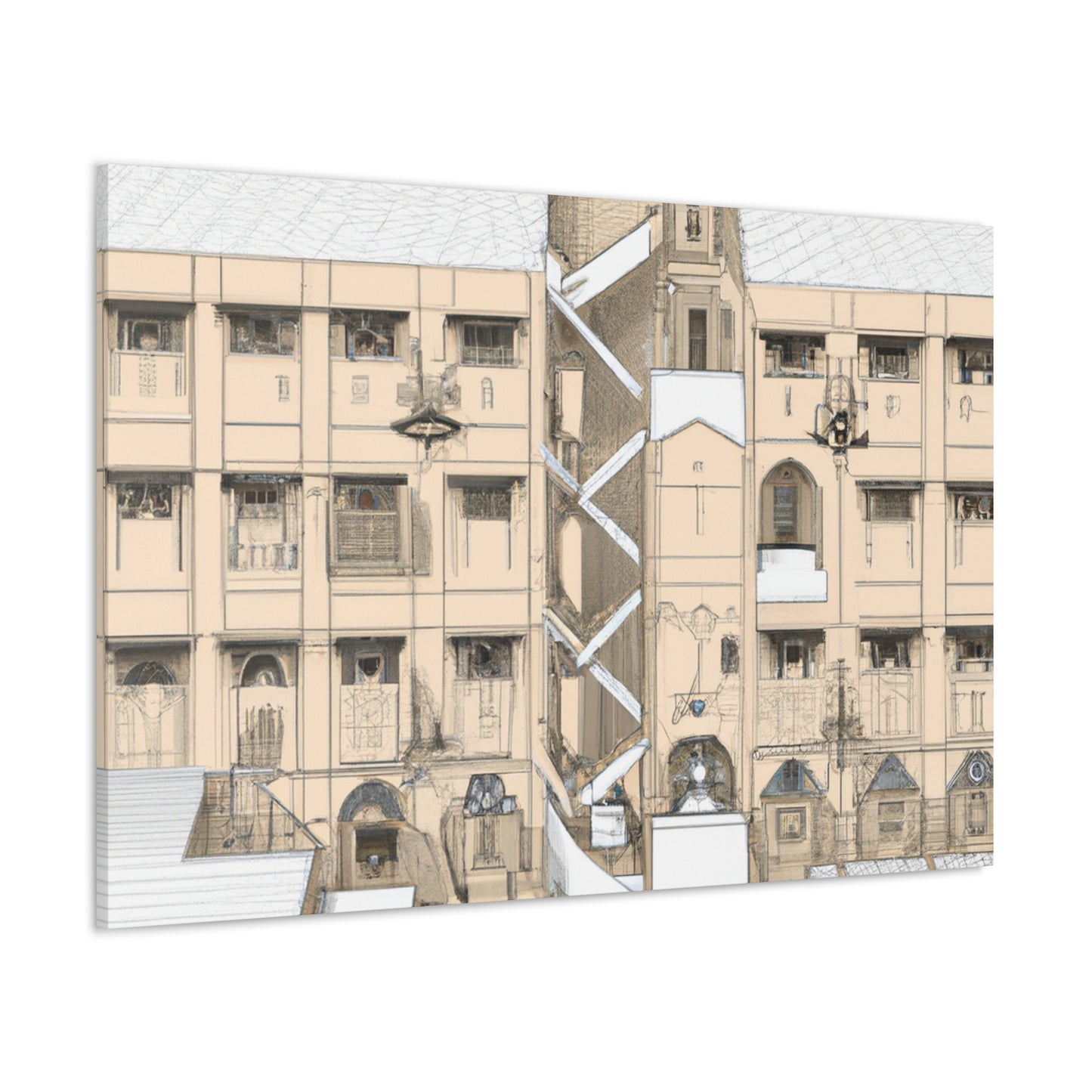 Corinne de Poitiers - Canvas - Architectural