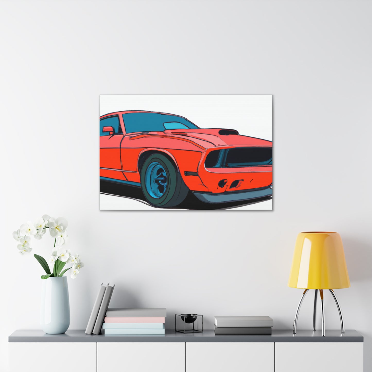 The Inferno- Automobile - Canvas