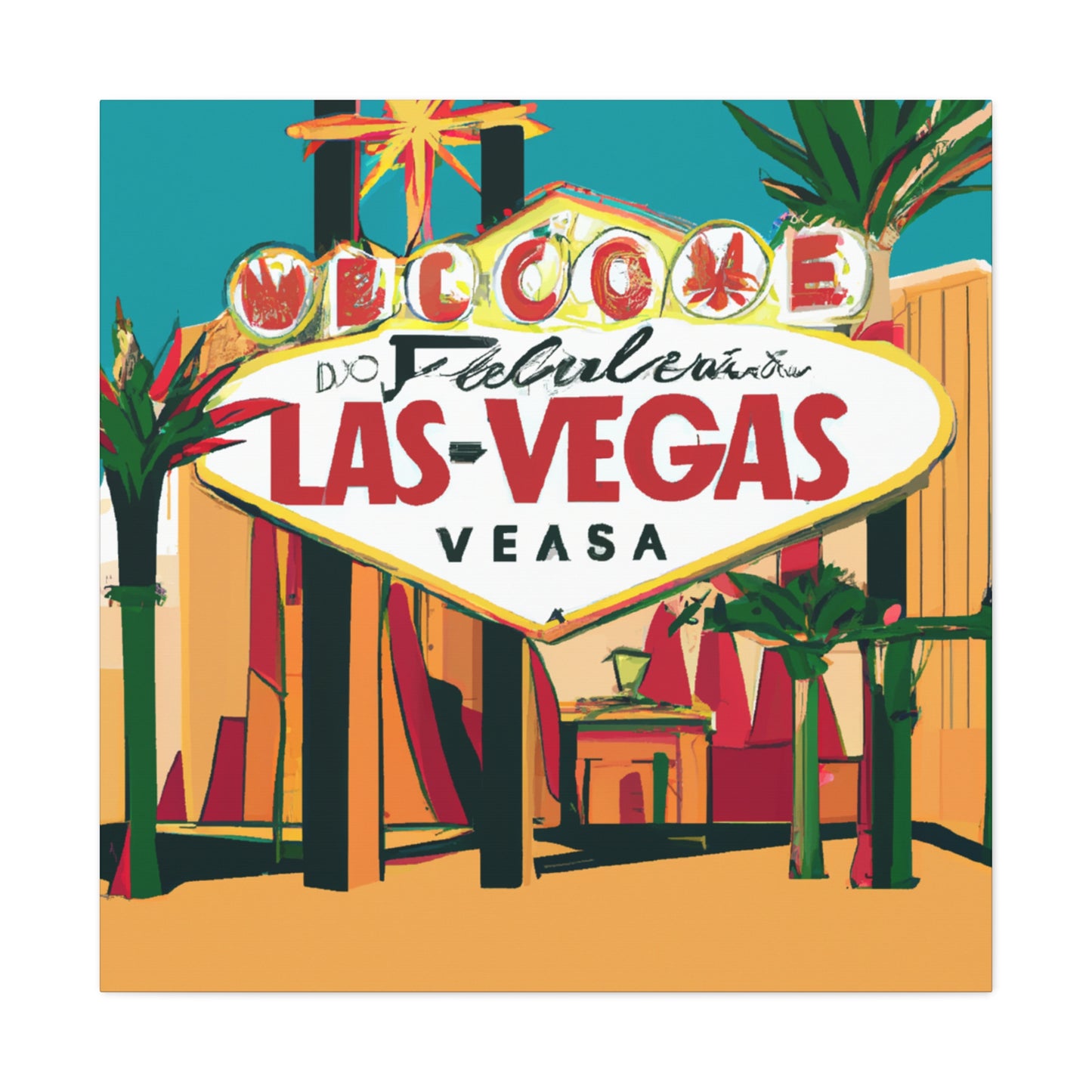 Vegas Dreamville - Destination Vegas - Canvas