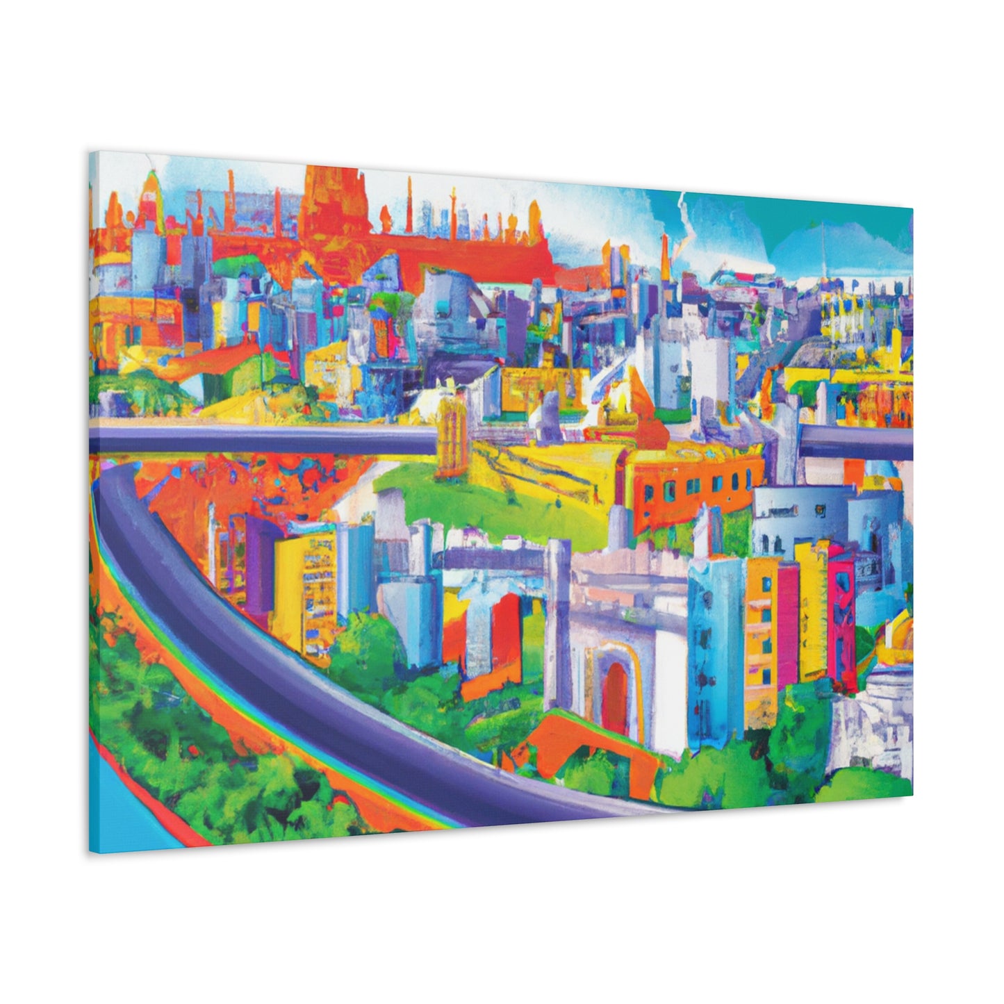 Kaleidoscope of Colors - Destination India - Canvas