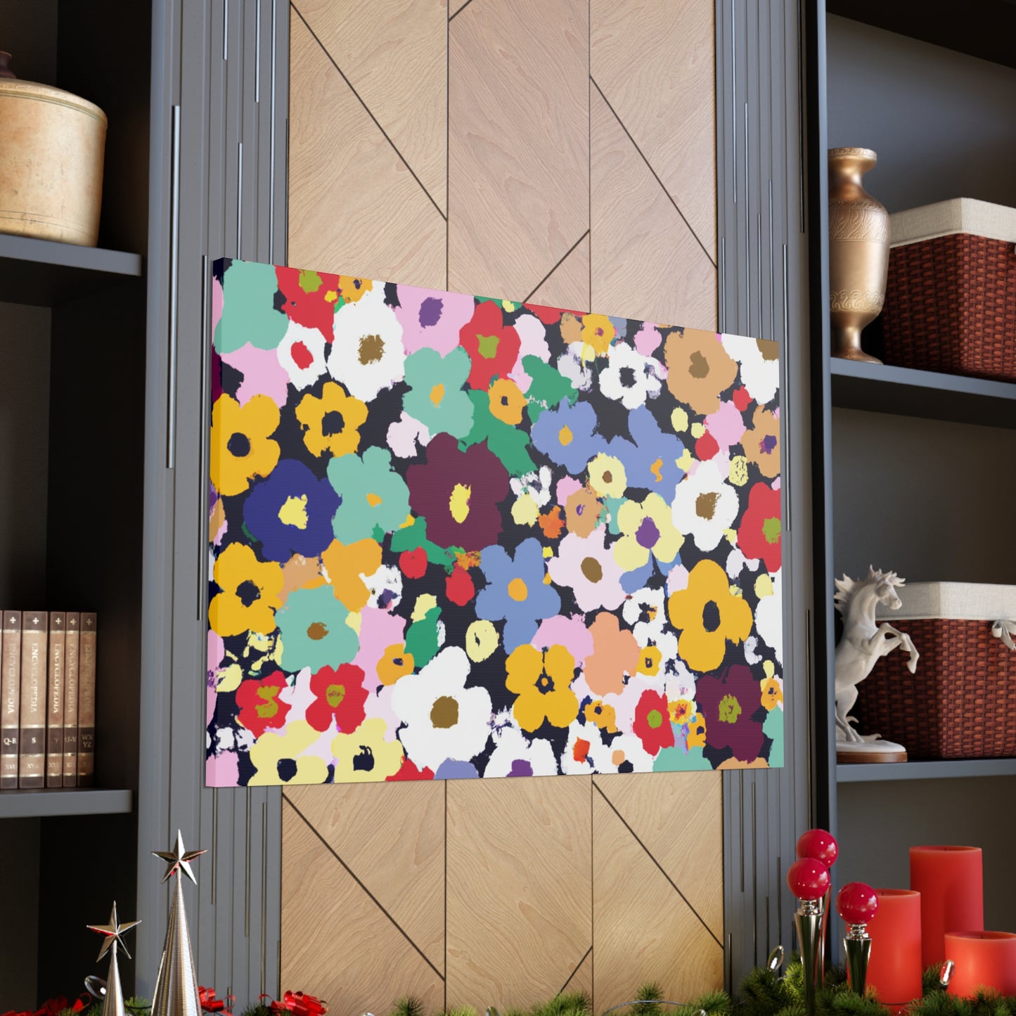 Petal Symphony - Floral Canvas