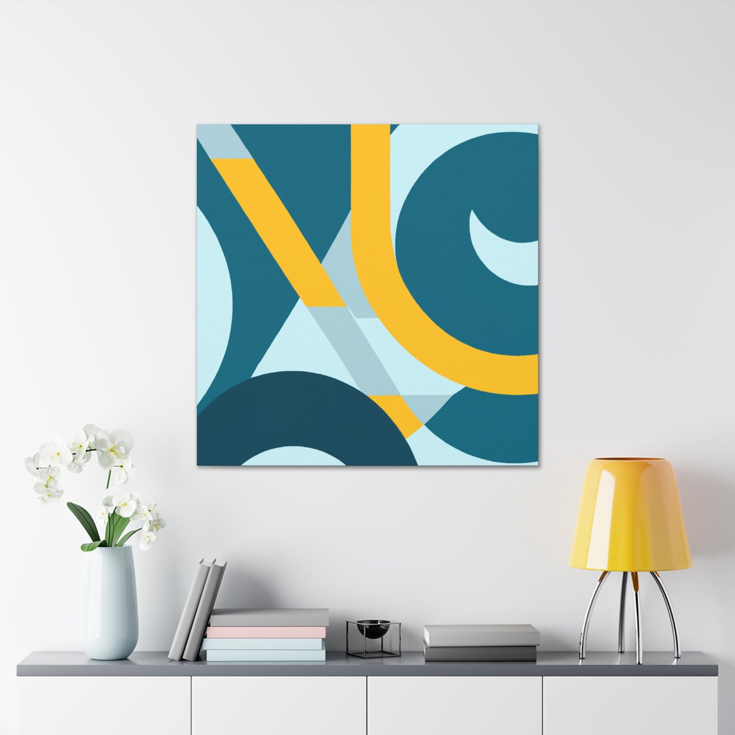 "The Tipping Point - Midcentury" - Canvas