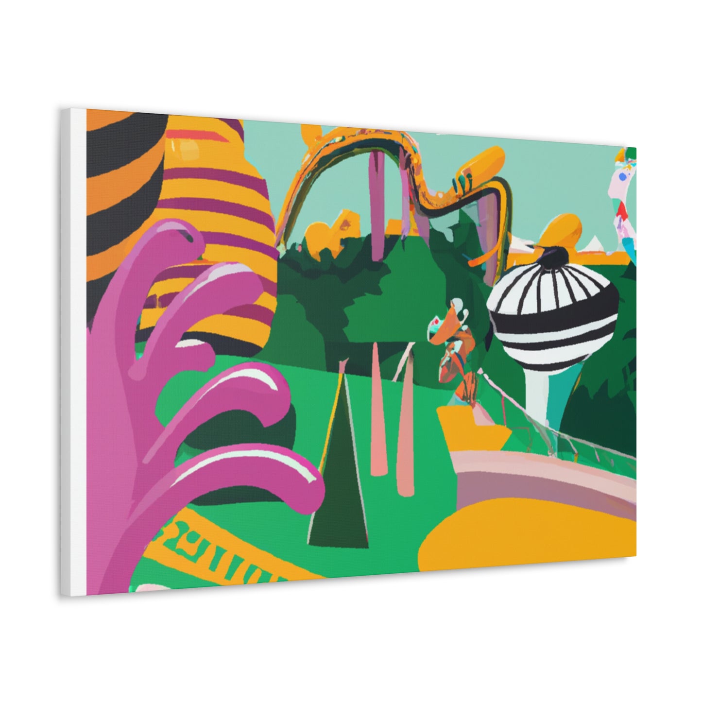 Verdant Valleyscape - Amusement - Canvas