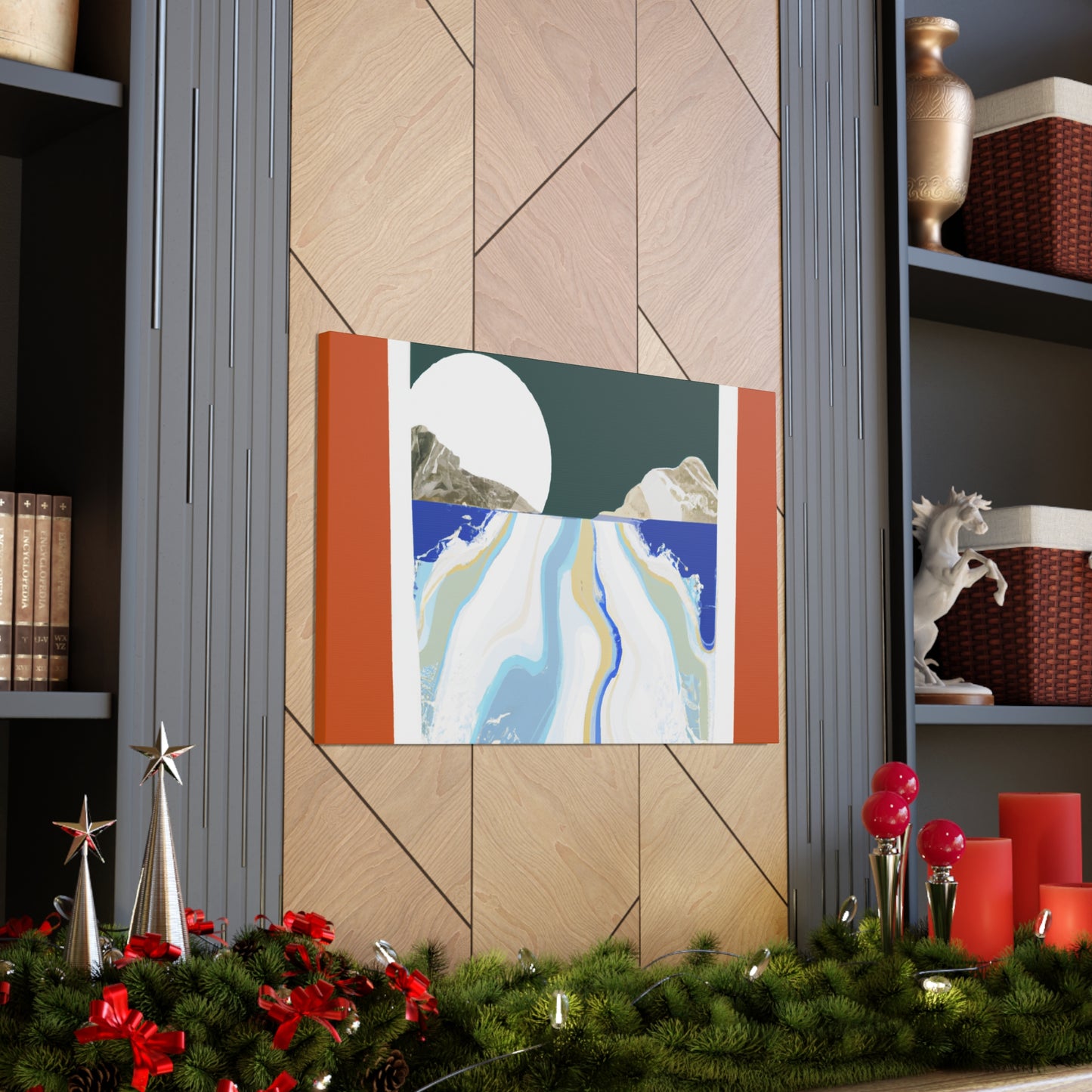 Icy Slope - Midcentury Canvas
