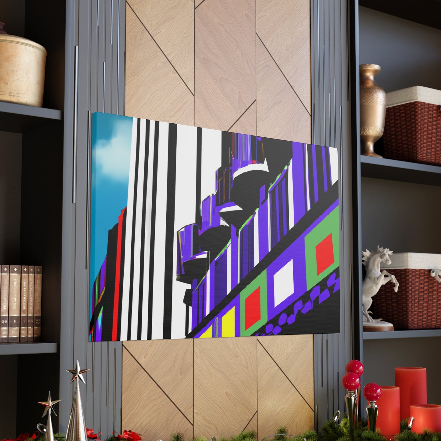 Lola's Fifties Follies. - Architectural Canvas Pop Art