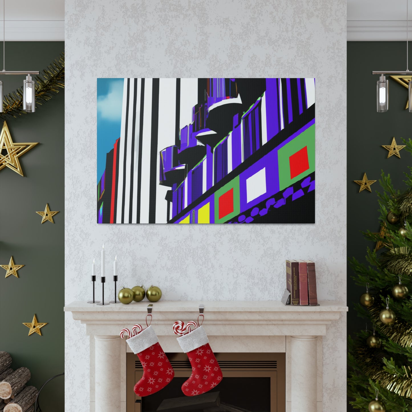 Lola's Fifties Follies. - Architectural Canvas Pop Art
