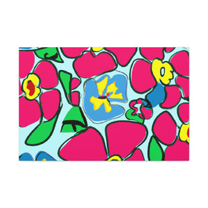 Rainbowdance - Floral - Canvas