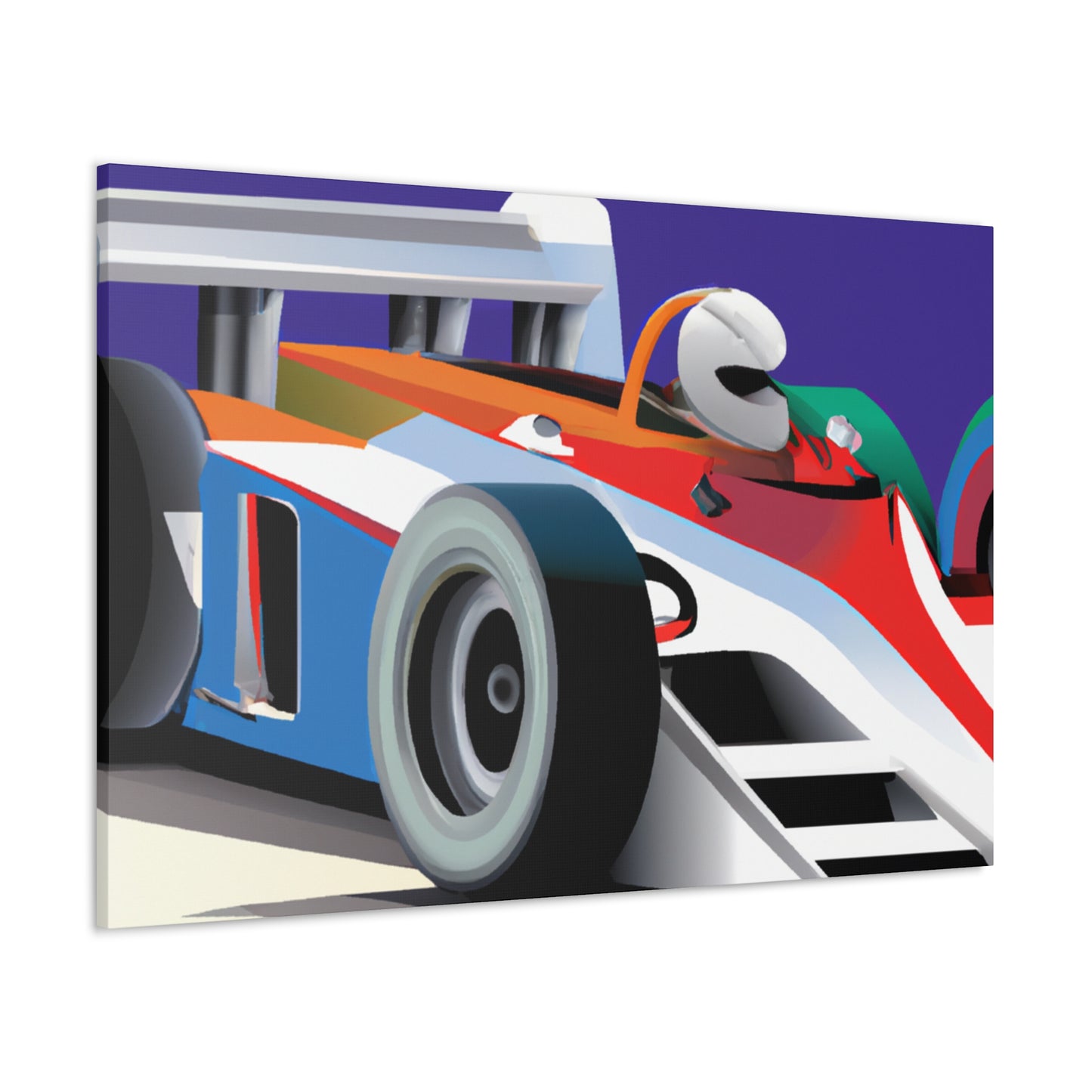 Flame Beast - Automobile - Canvas