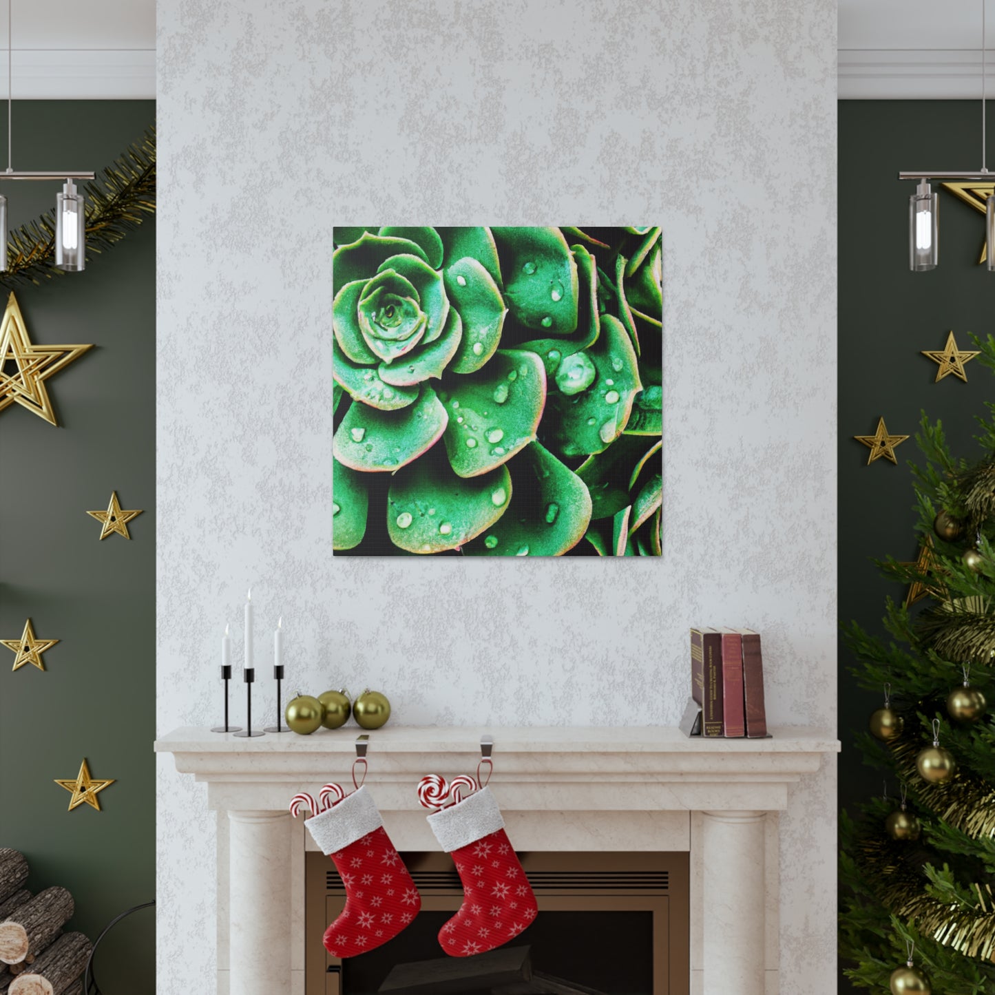 "Garden Splendor" - Canvas - Succulent