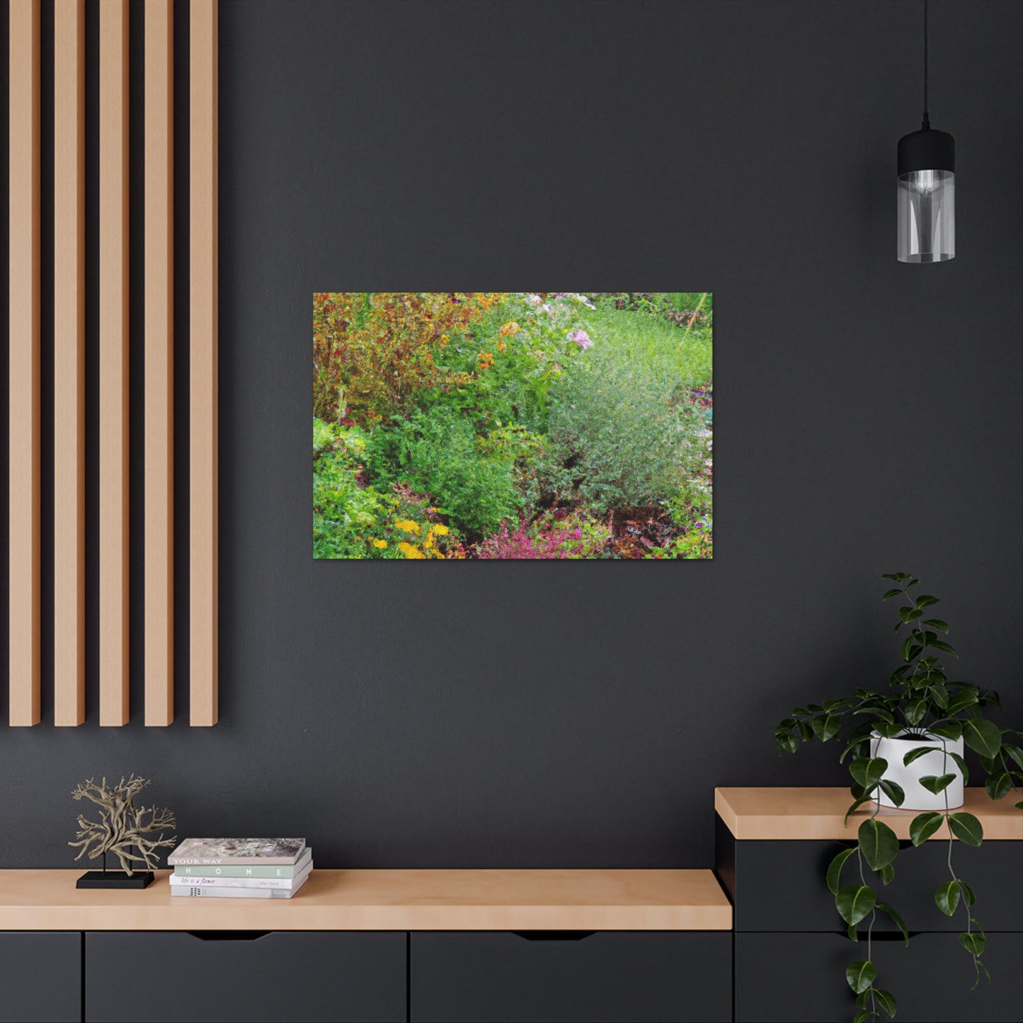 Summertime Garden Dance. - Canvas - Floral