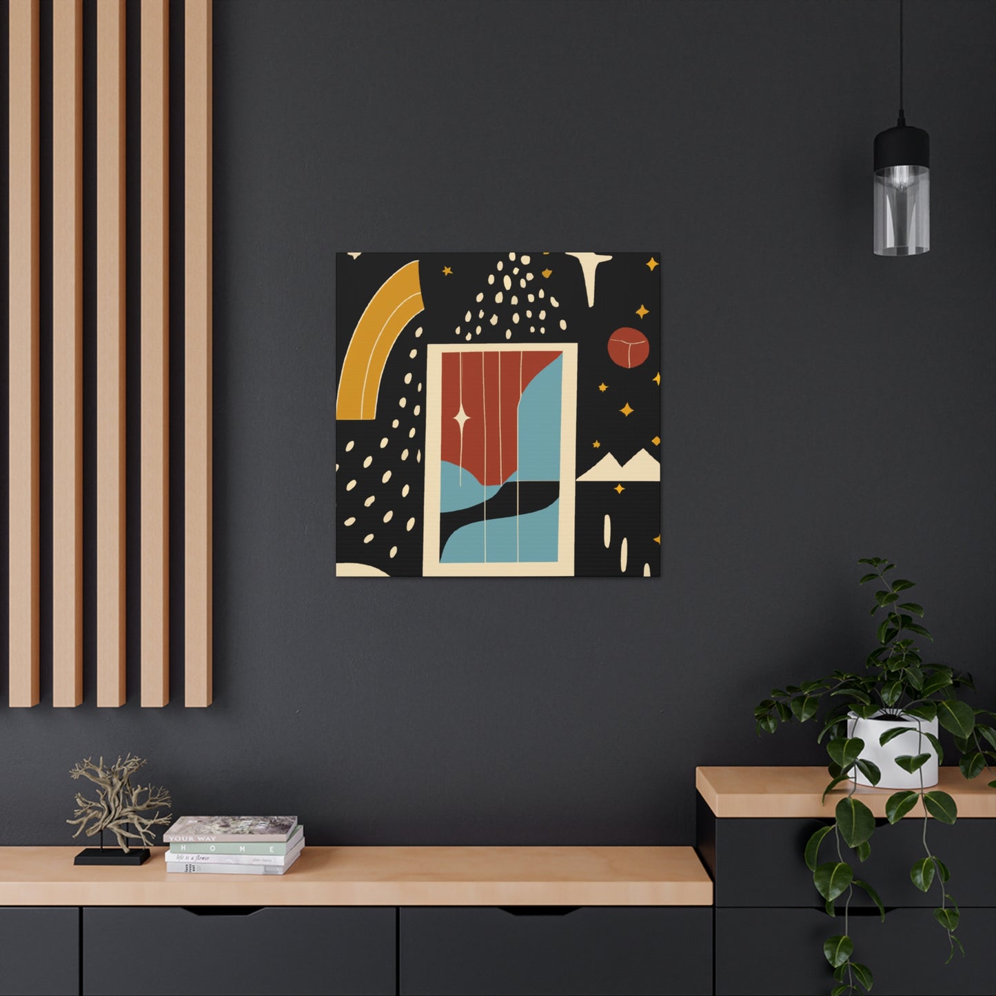 Honey Entry - Midcentury Canvas