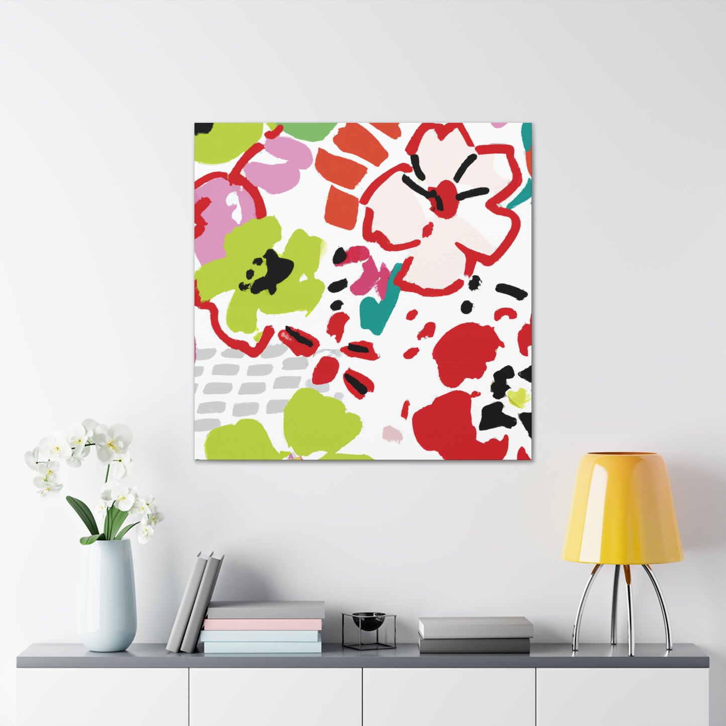 Blossomy - Floral - Canvas