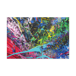 'Happy Family Reunion' - Abstract Canvas