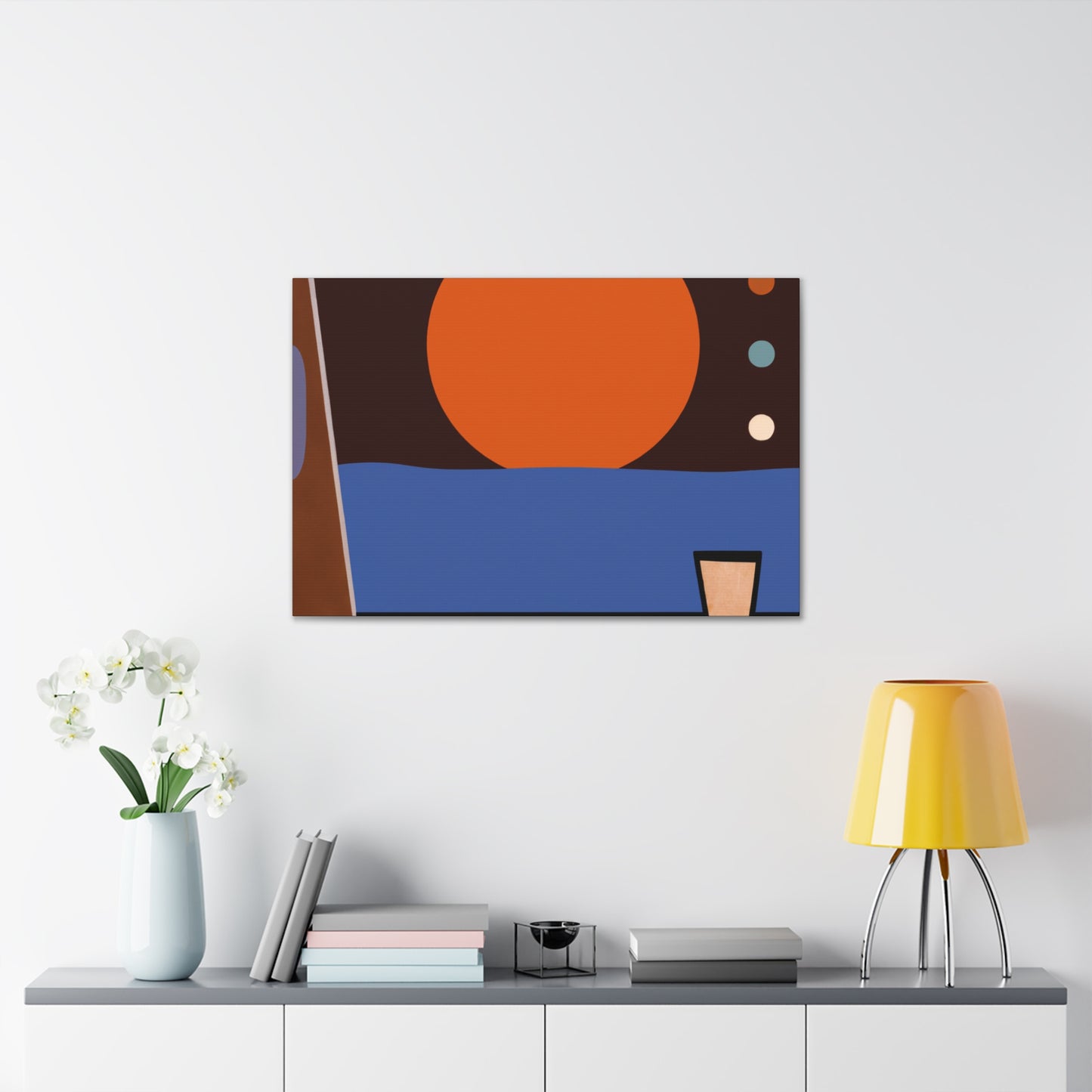 Faded Floral Splendour - Midcentury - Canvas