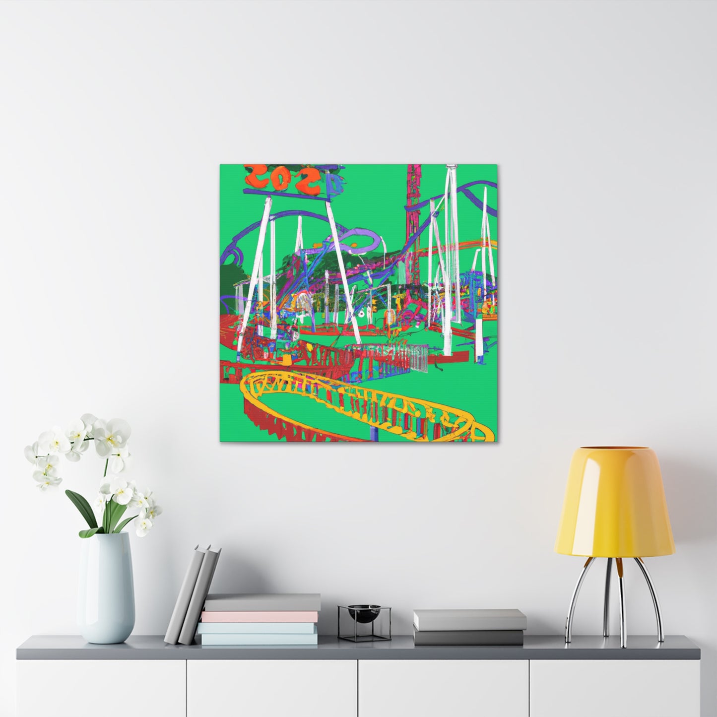 Fiesta Frenzy - Amusement - Canvas