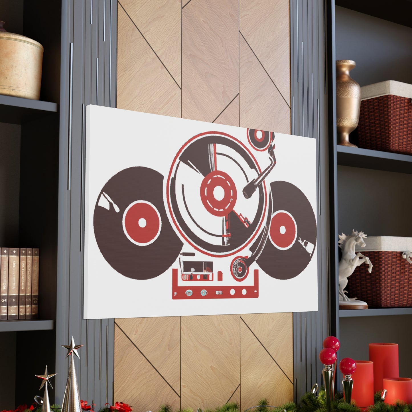 The Vinyl Emperors - Retro Music and Film Canvas