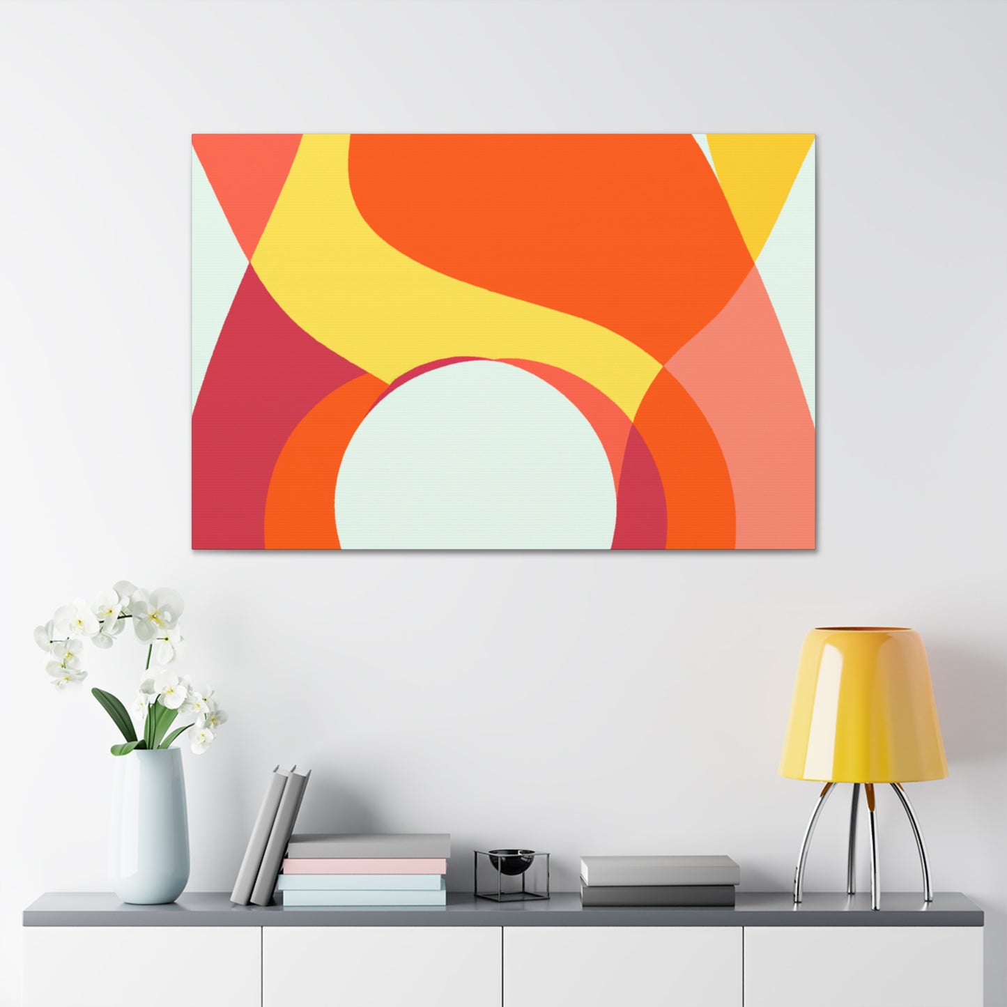 "Optical Illusions - Midcentury" - Canvas