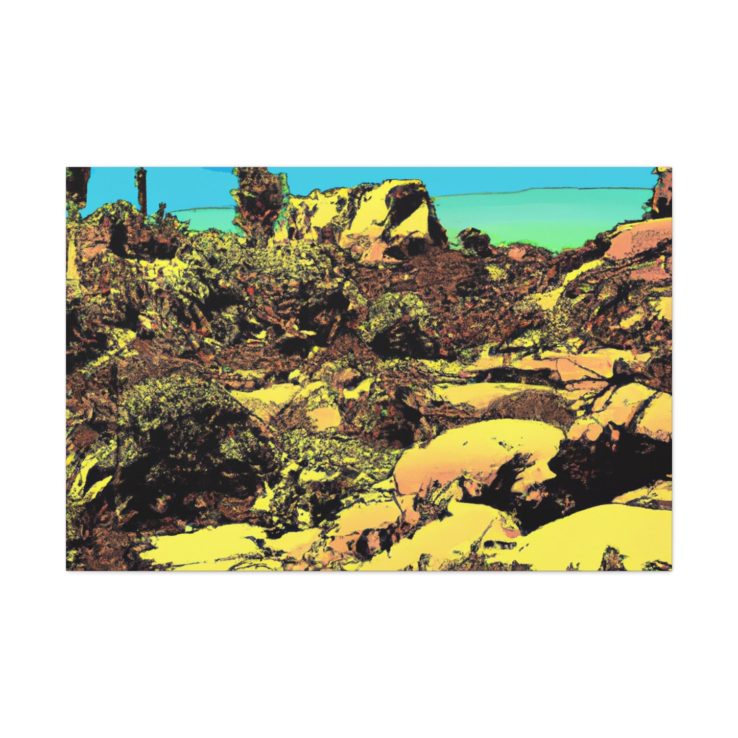 Sunbaked Horizon - Landscape - Canvas