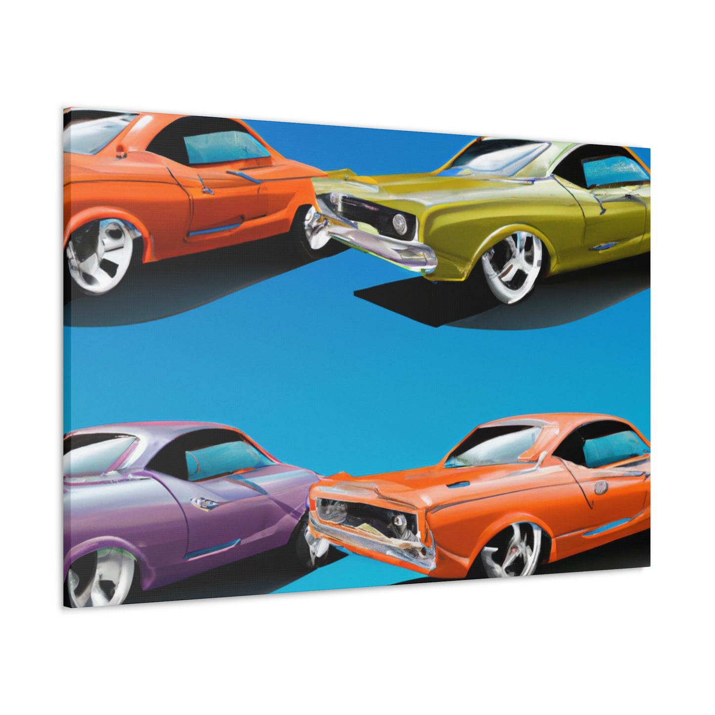 Blue Streak - Automobile - Canvas
