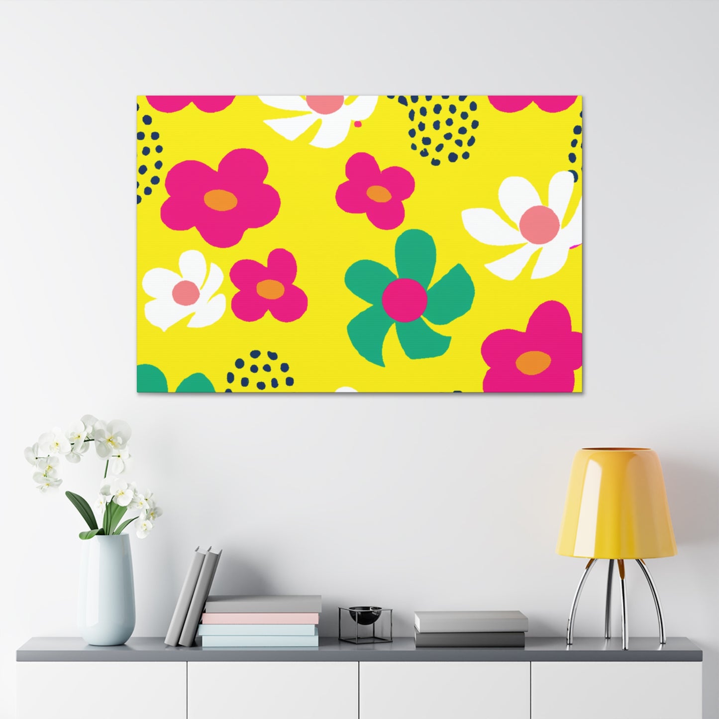 Blithely - Floral - Canvas