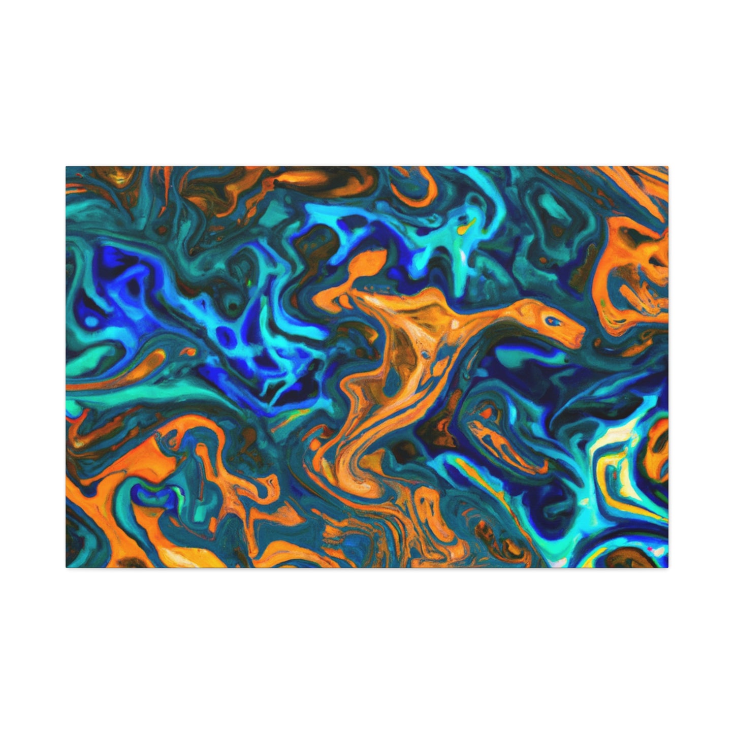Fire and Water - Canvas - Abstract