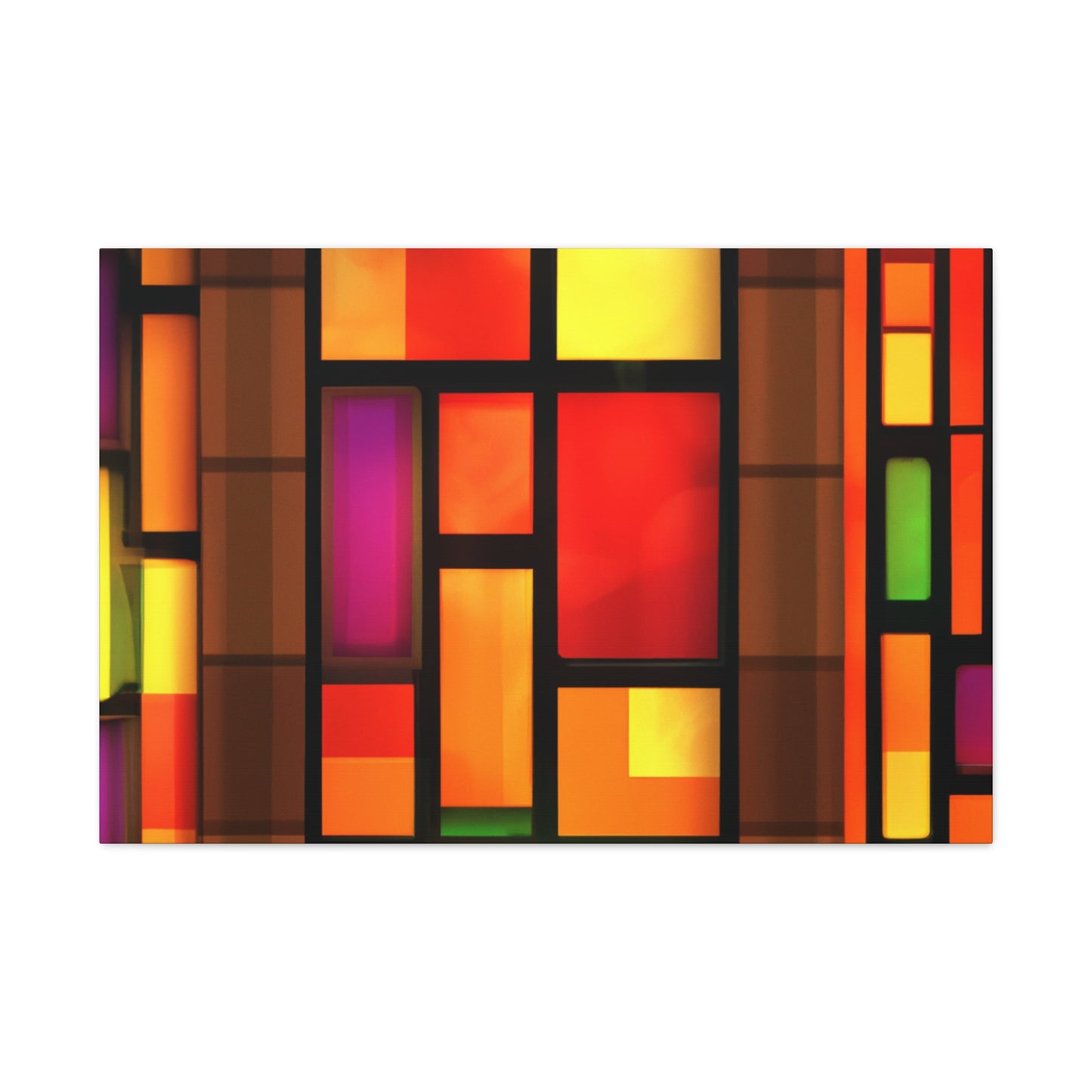 Happy Shimmer- Glass Canvas
