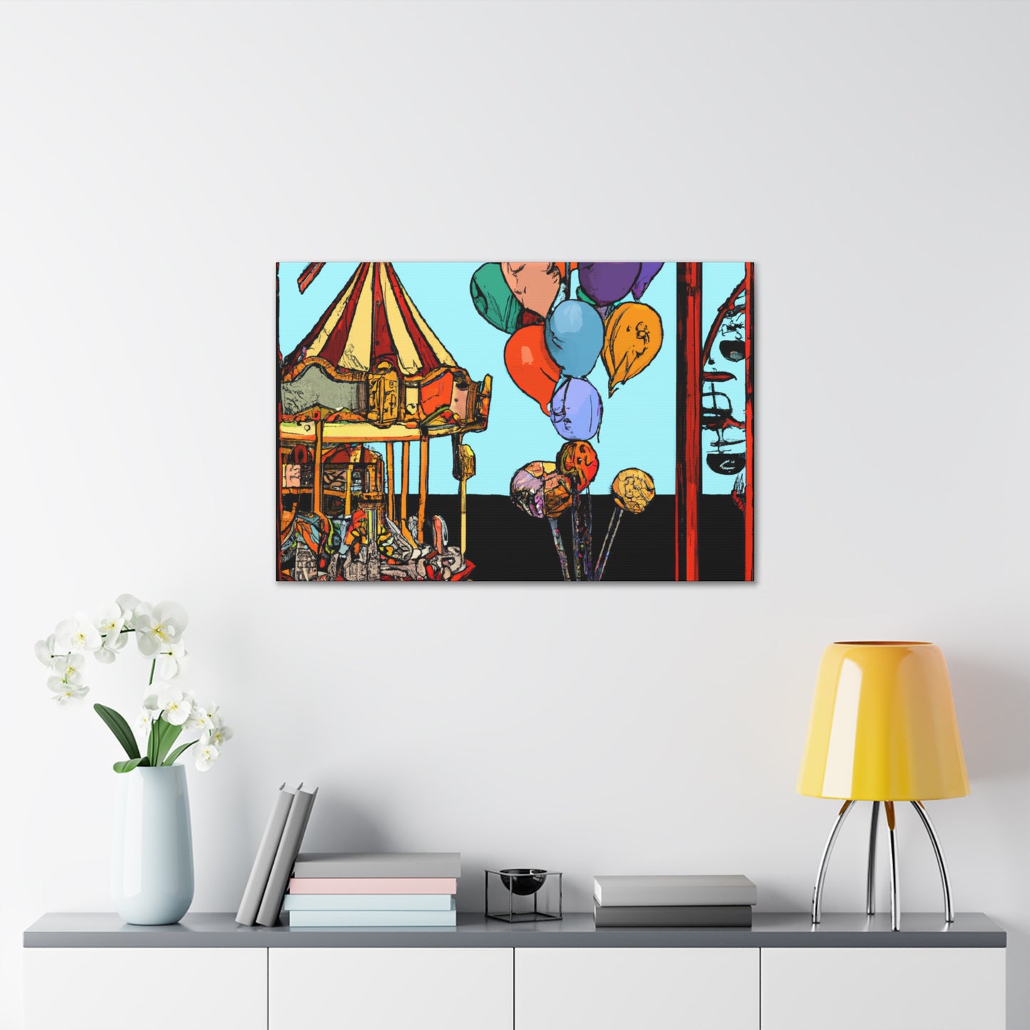 Snicker-Splash Amusement - Canvas