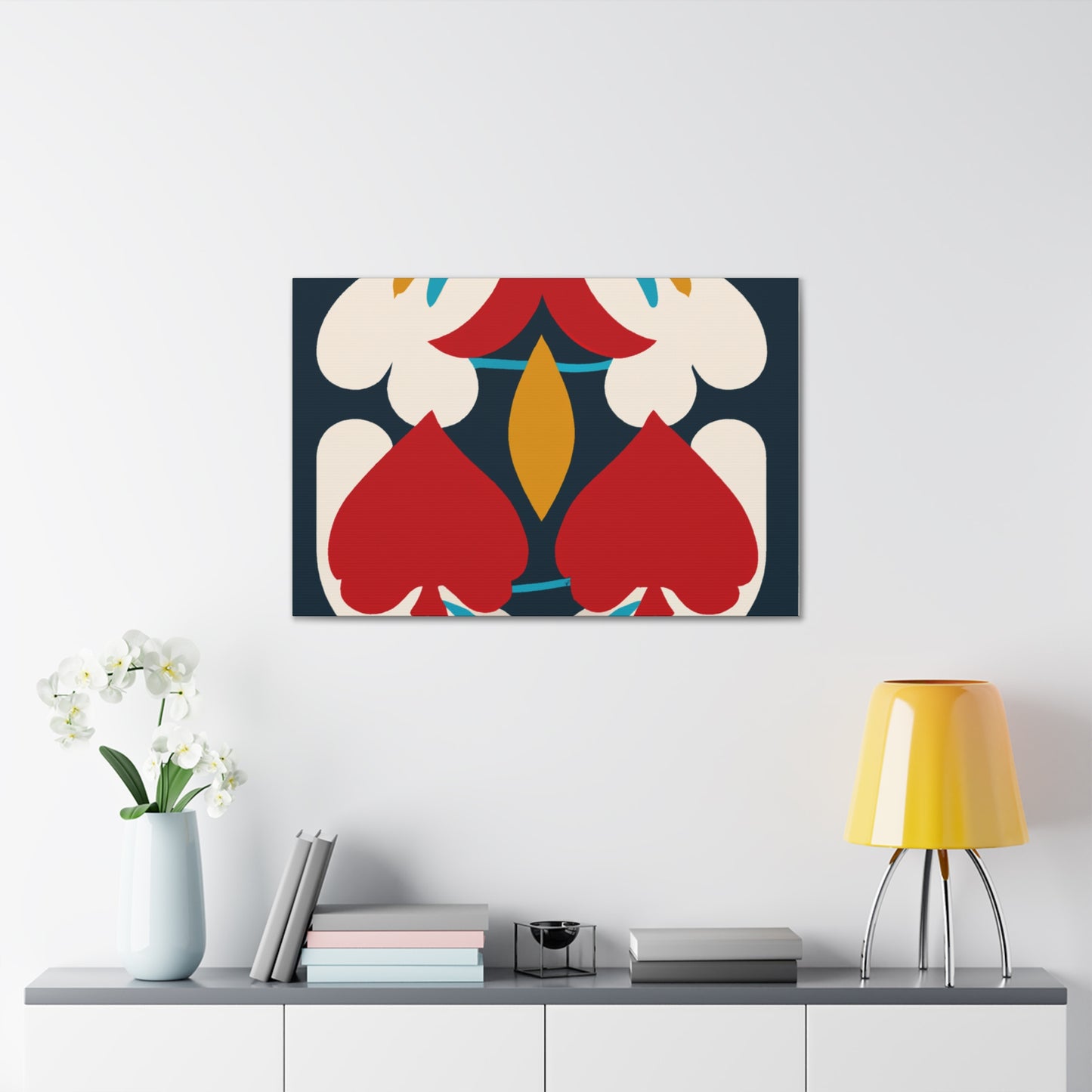 Glowfinch - Midcentury Canvas