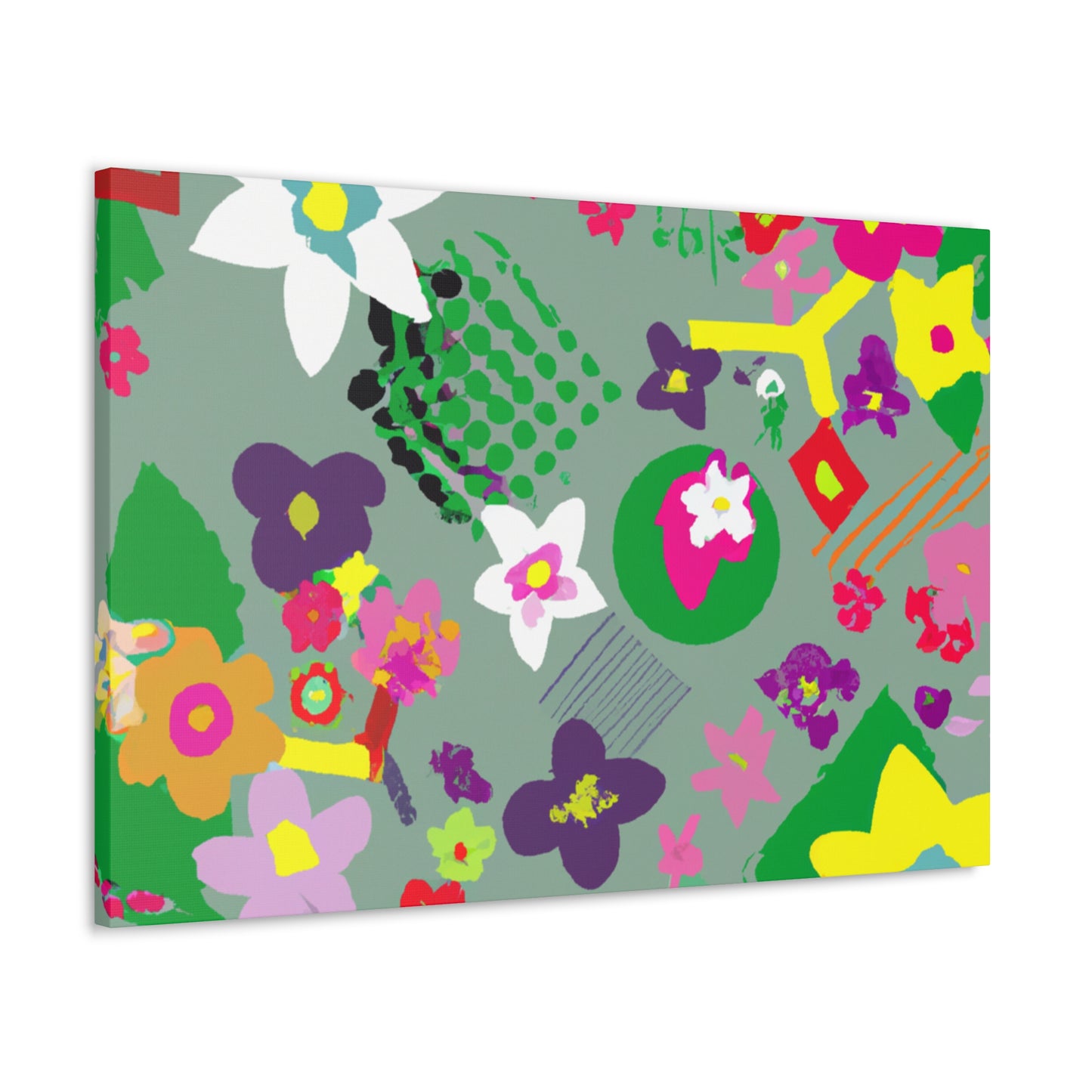 "The Petals of Paradise" - Floral Canvas