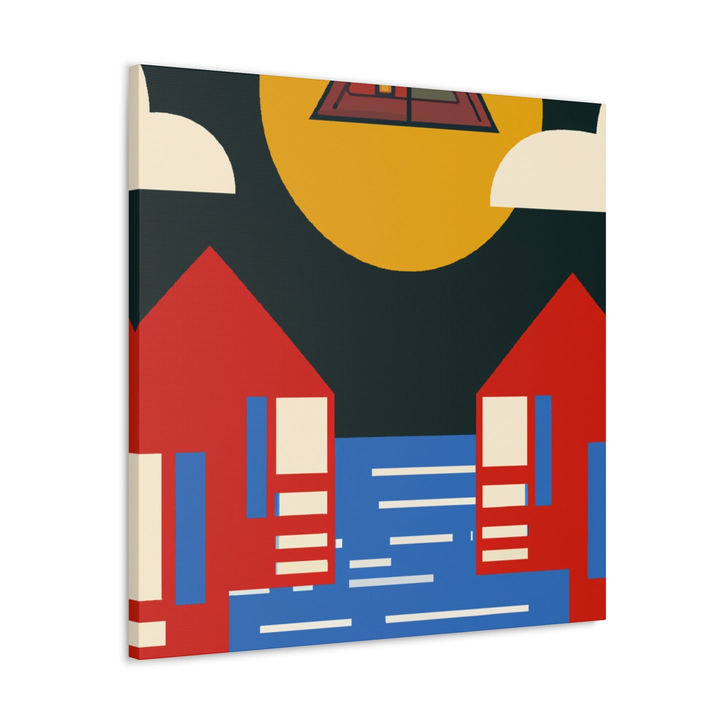 Fuzzy Coronation - Midcentury - Canvas