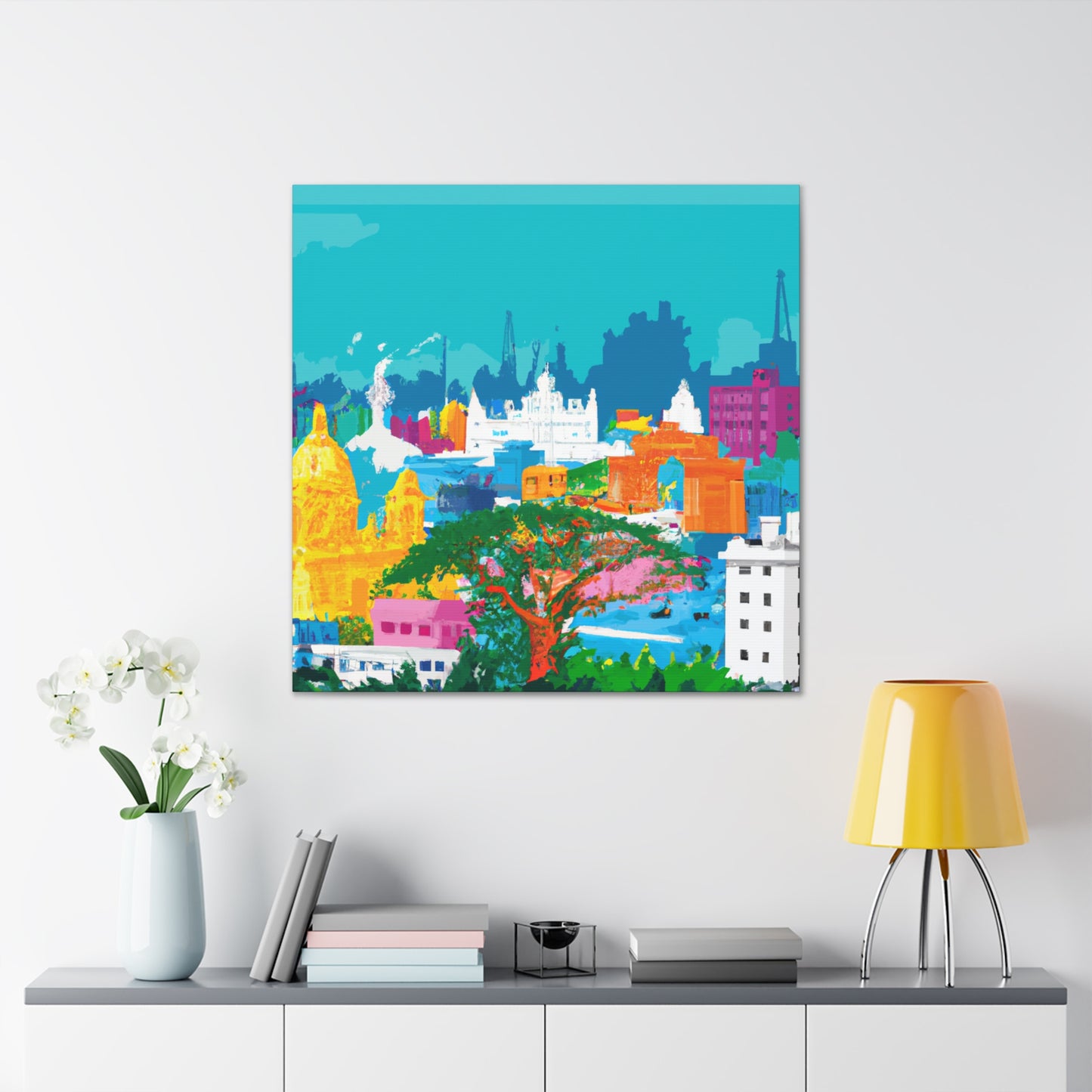Ajanta Hills - Destination India - Canvas