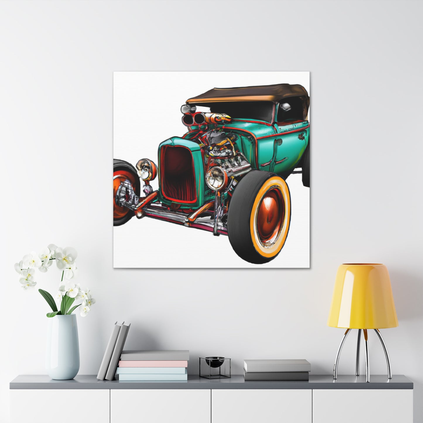 Vintage Vanguard - Automobile - Canvas