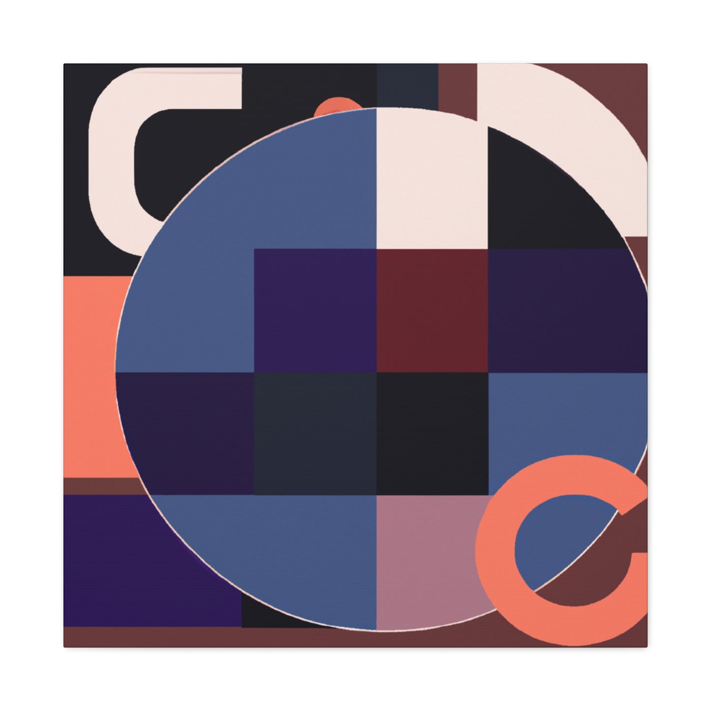 Scrollscape- Midcentury - Canvas