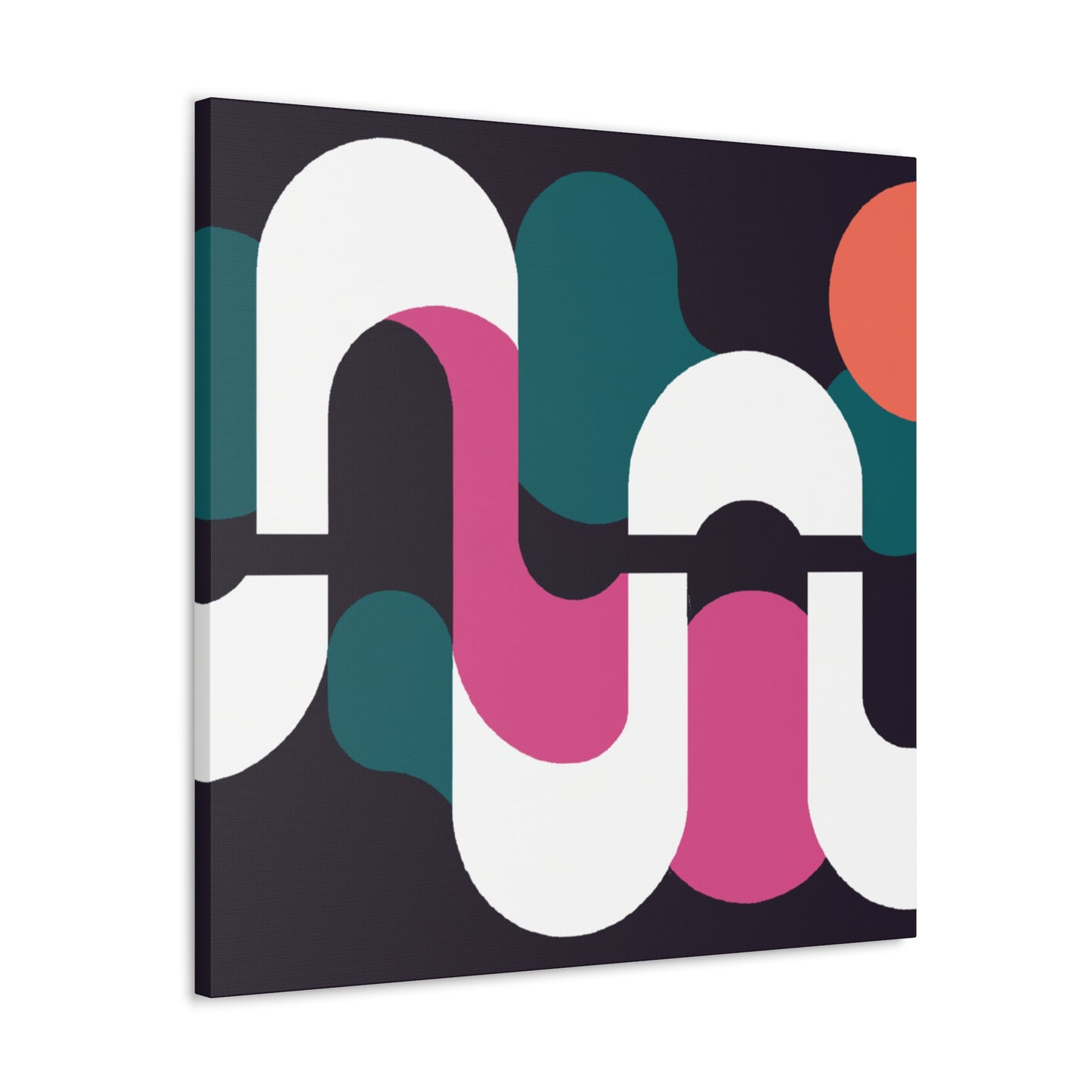Dashing Squares - Midcentury - Canvas