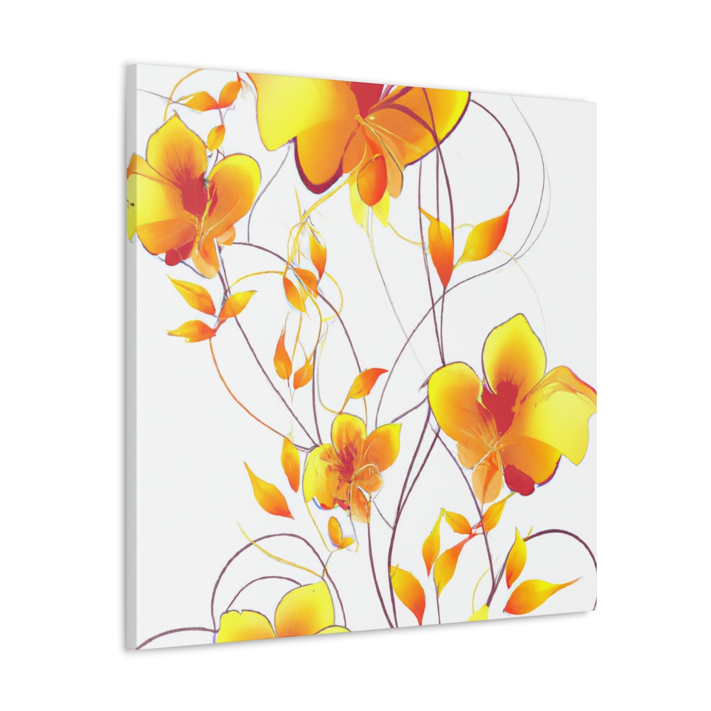 Sunshiney - Floral - Canvas