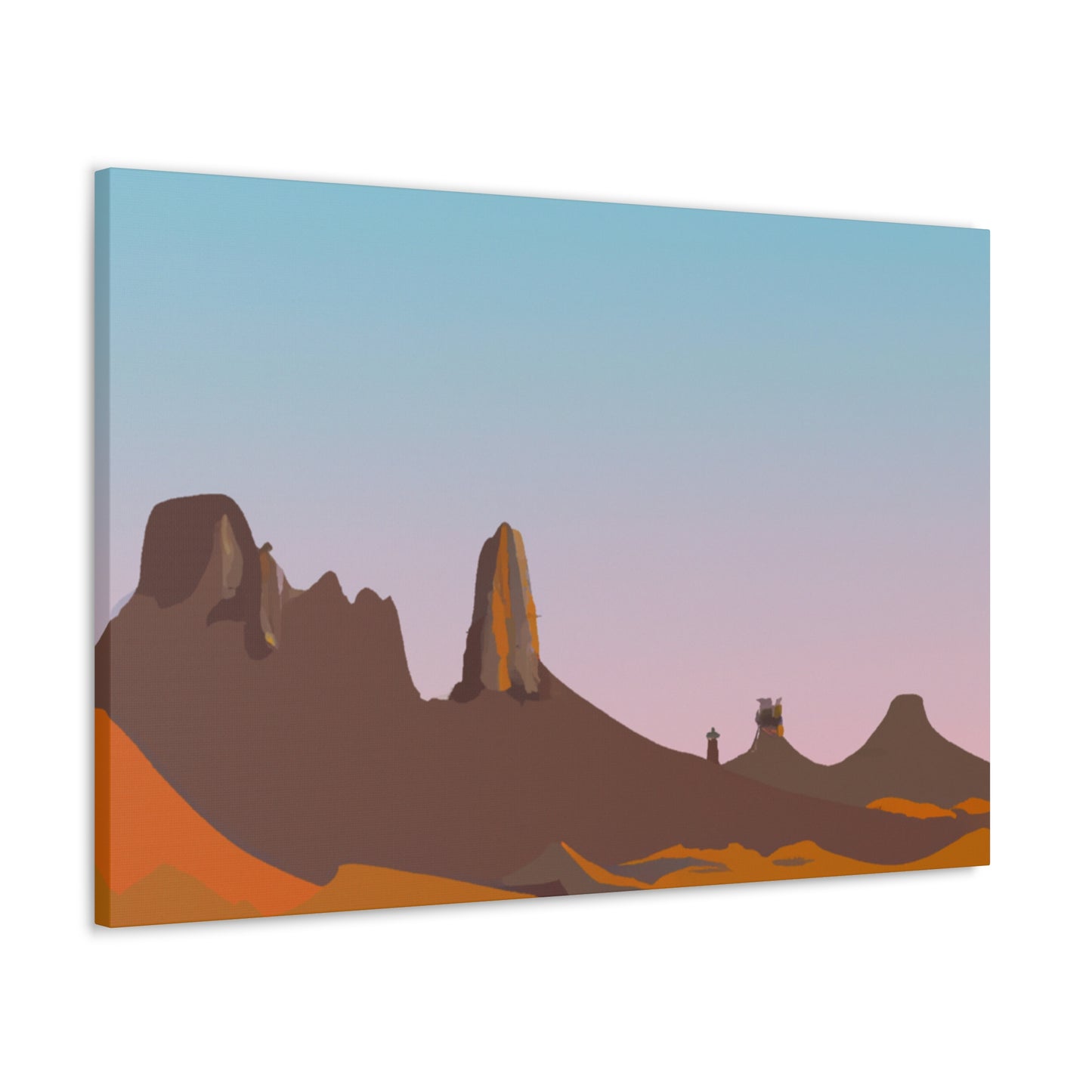 Sahara Oasis - Landscape - Canvas