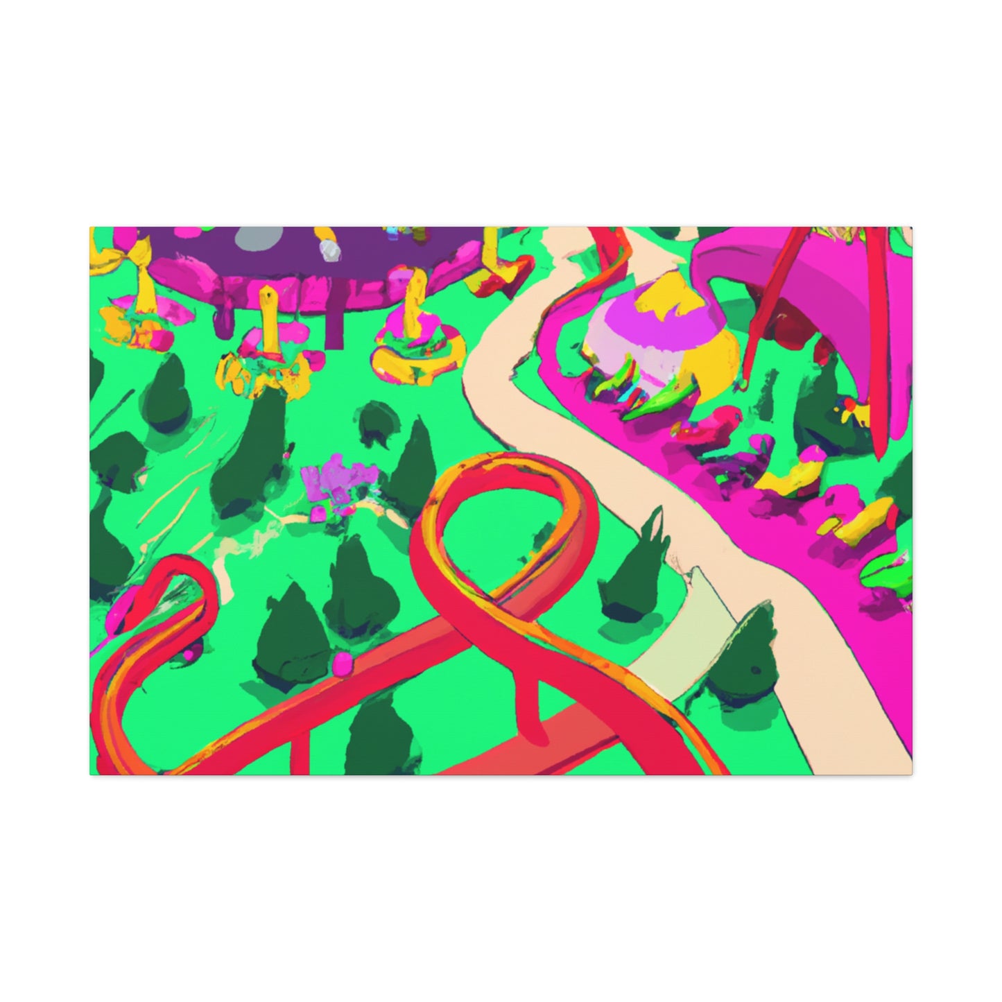 Spiral Seas - Amusement - Canvas