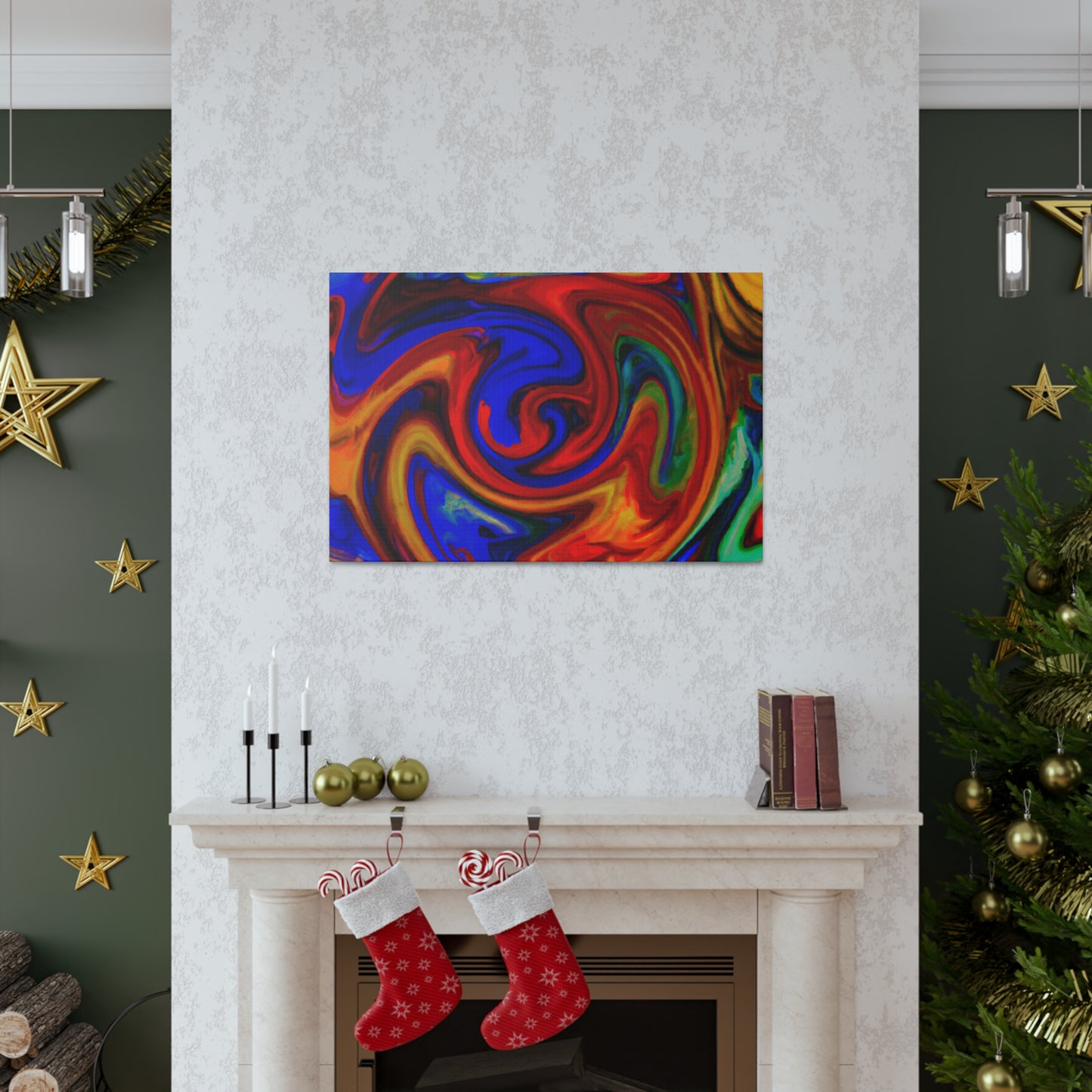 Dark Hurricane- Canvas - Abstract