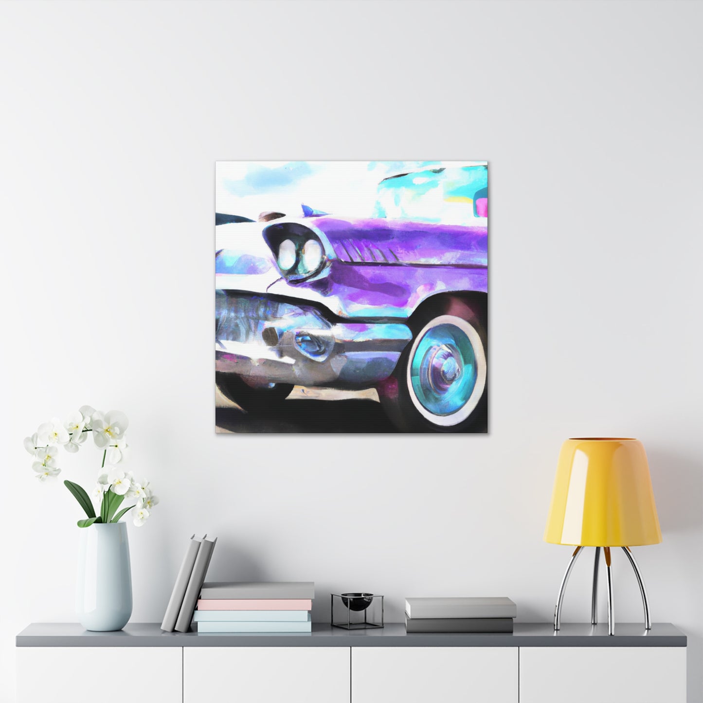 "Surging Tide". - Automobile Canvas