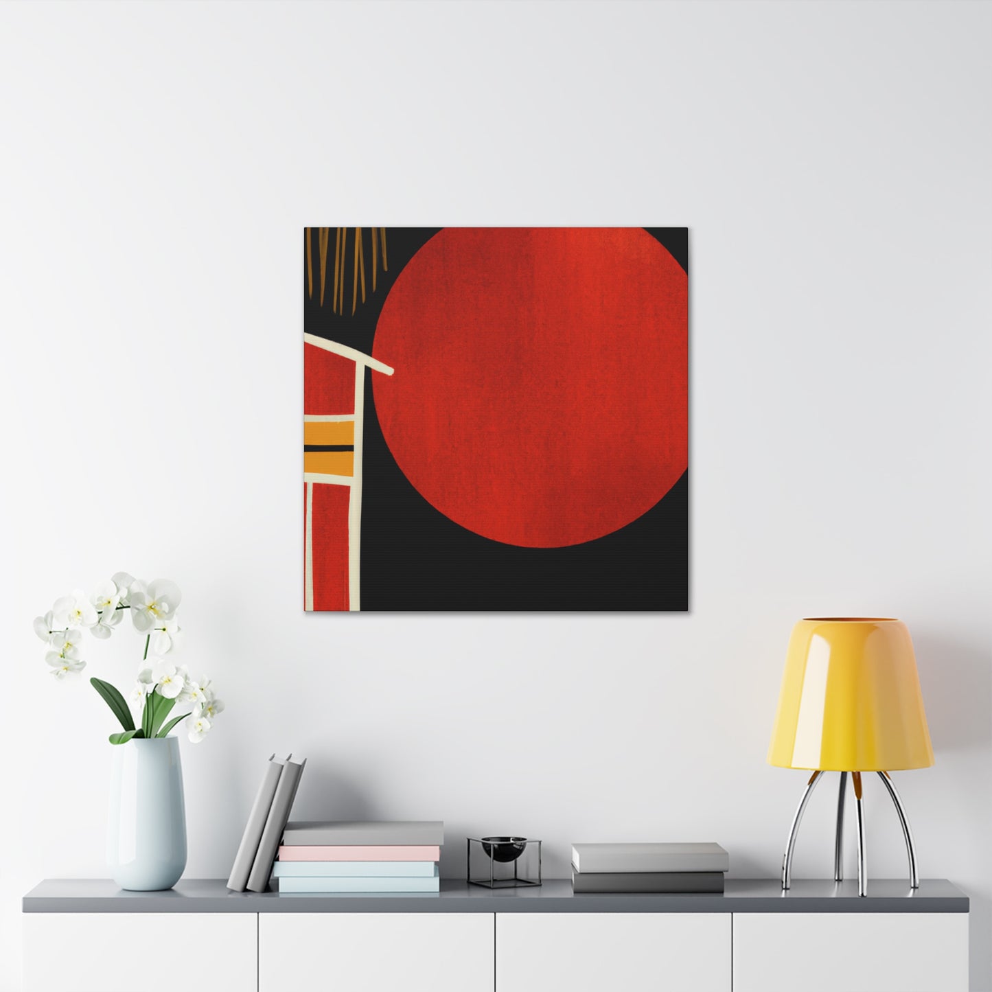 Sandyblaze Moon - Midcentury Canvas