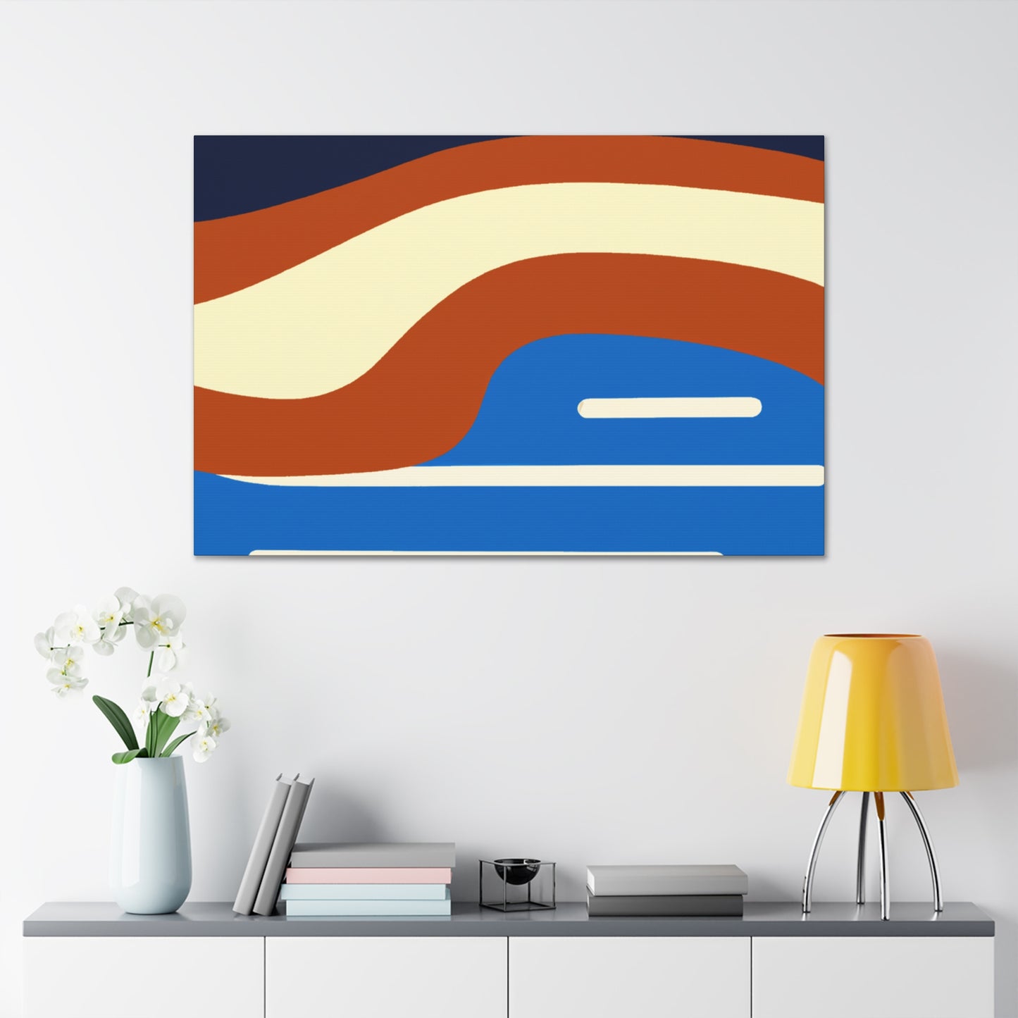 Sleek Run - Midcentury Canvas
