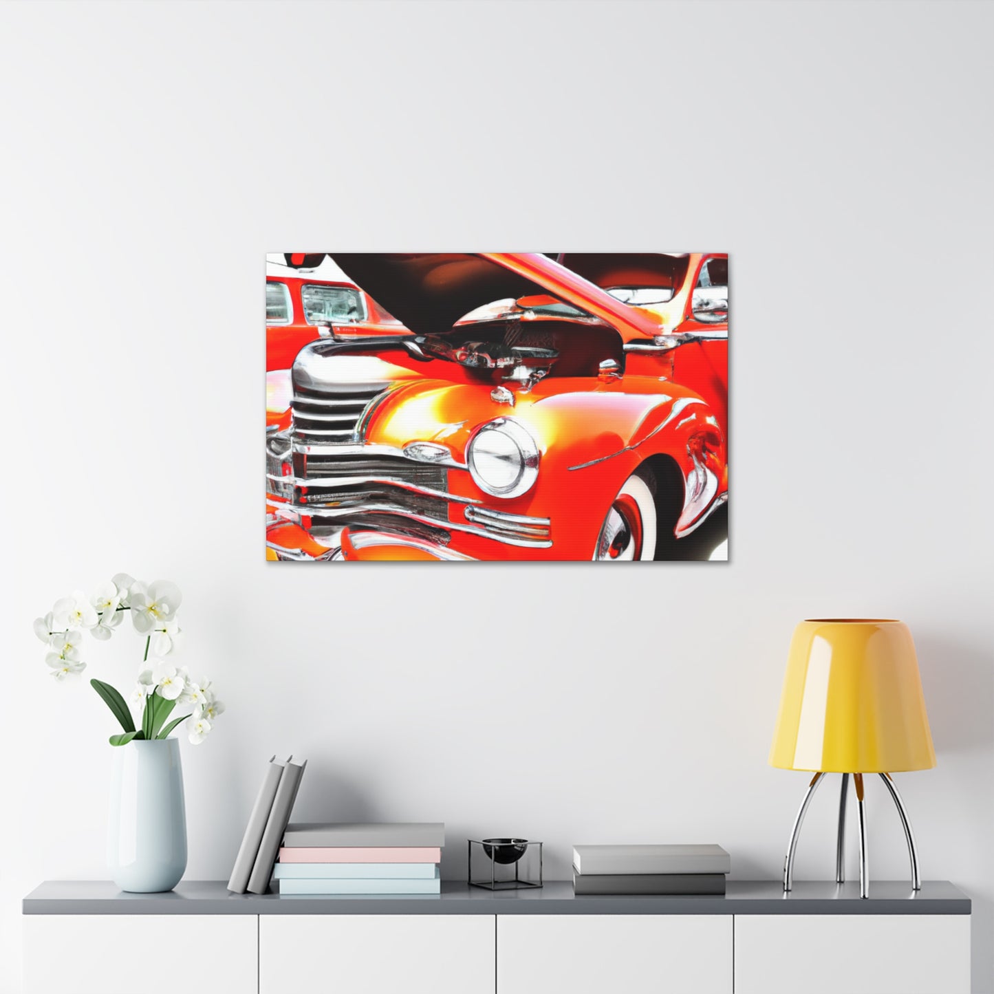 Redish Relic - Automobile Canvas