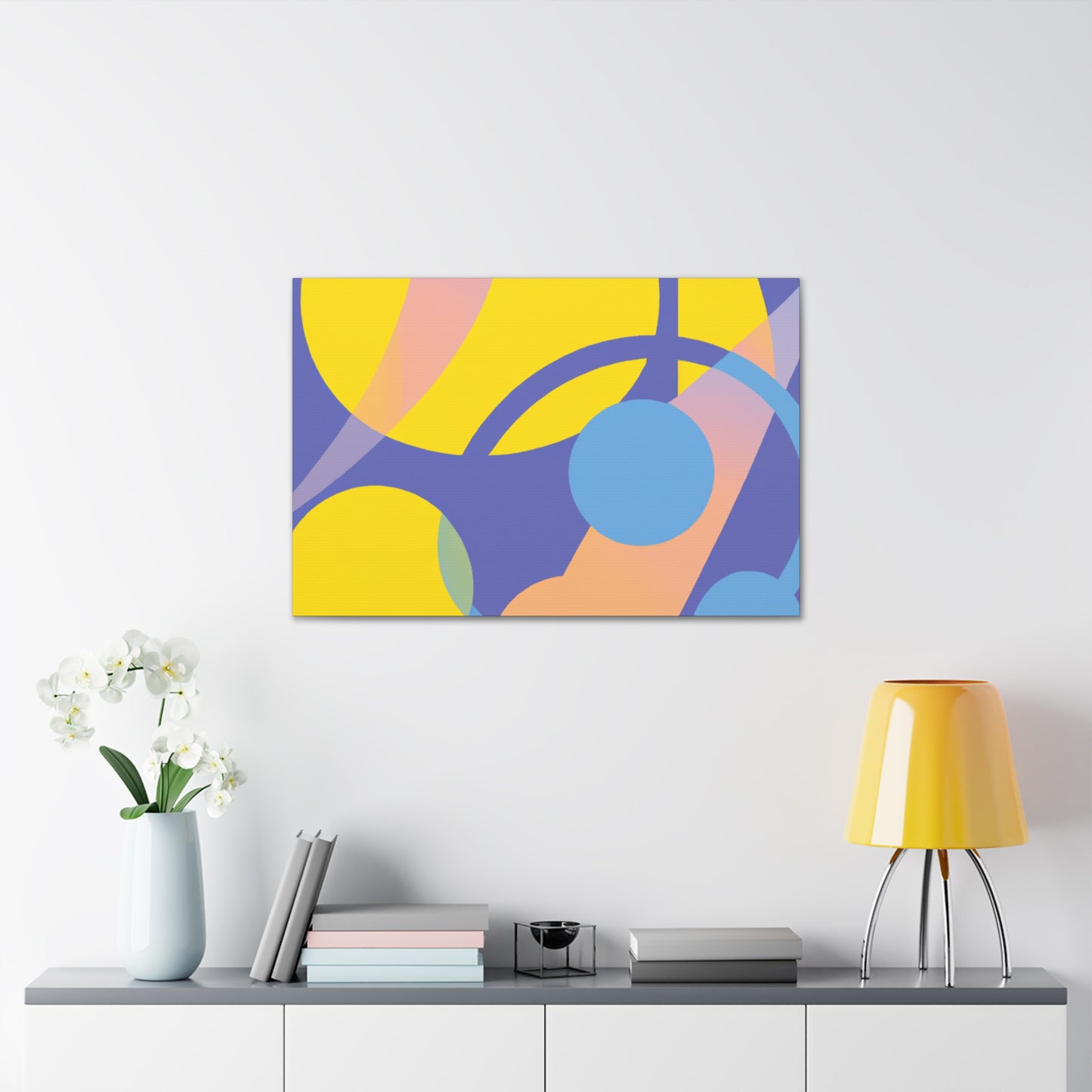 Geometric Escape - Midcentury - Canvas