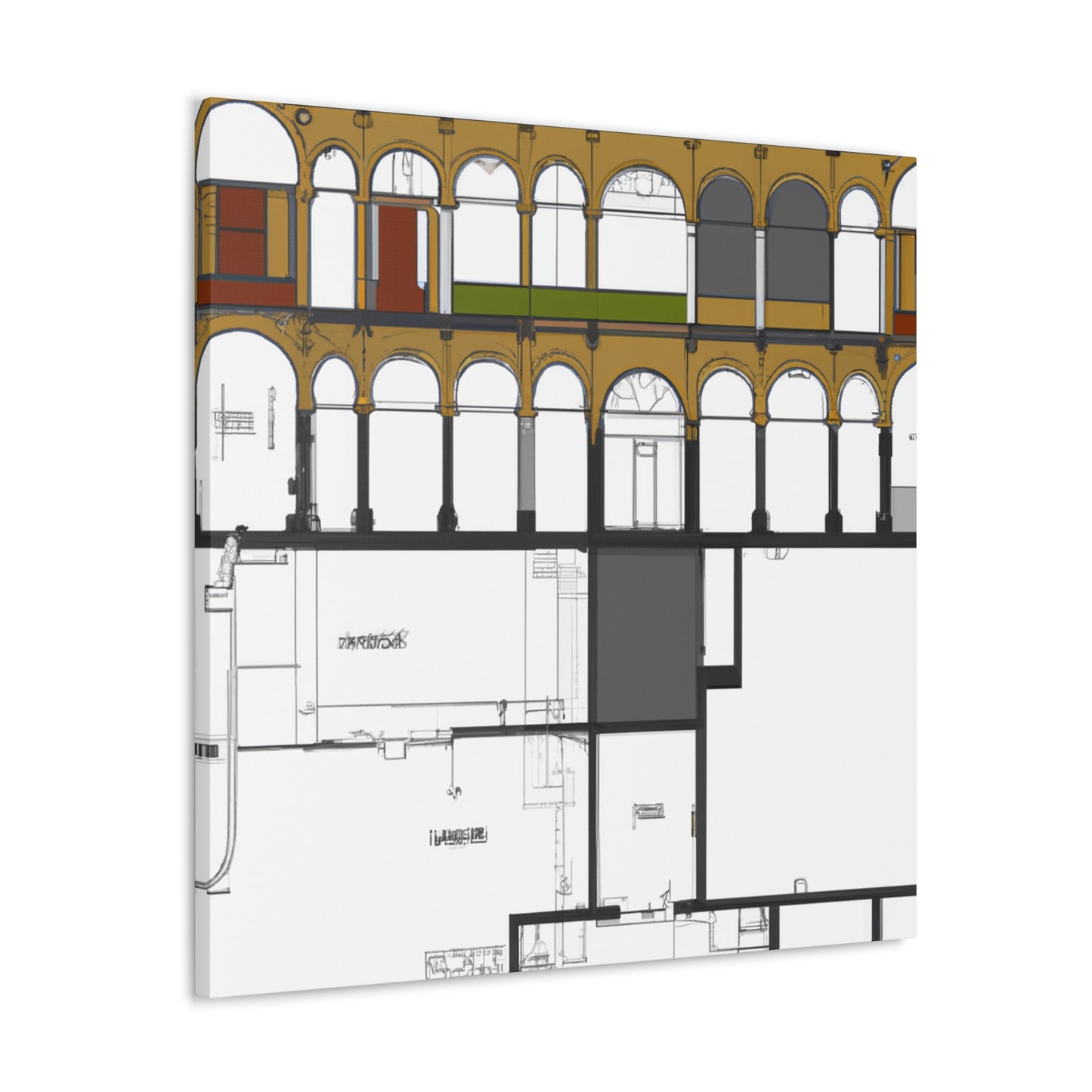 Ludmila Vaillant - Canvas - Architectural