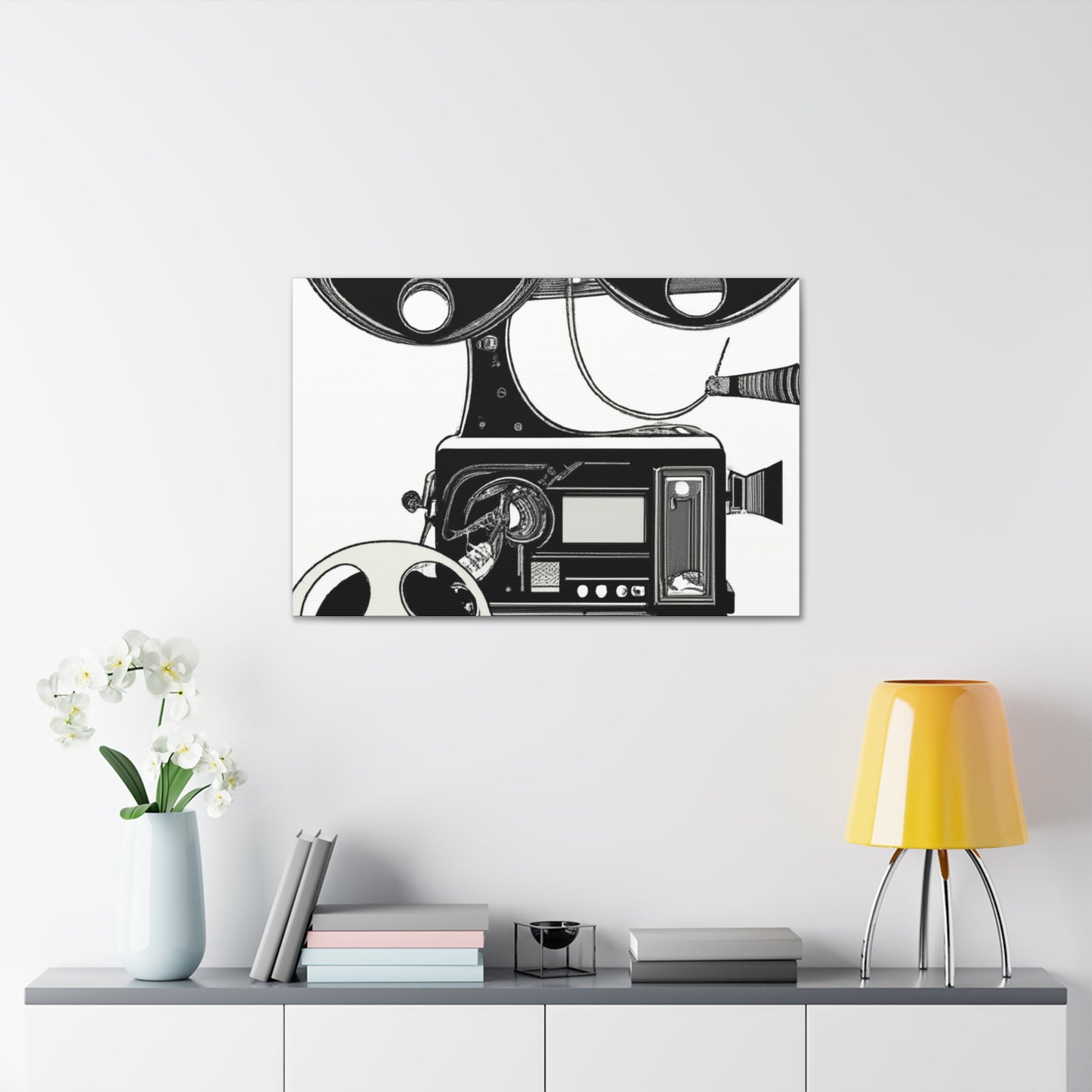 "Chevrolet Showtime" - Retro Film Canvas