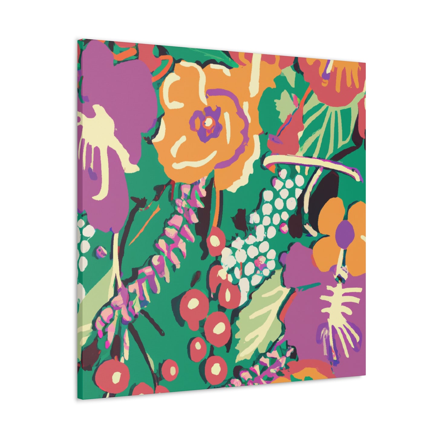 Blooming Breeze - Floral - Canvas