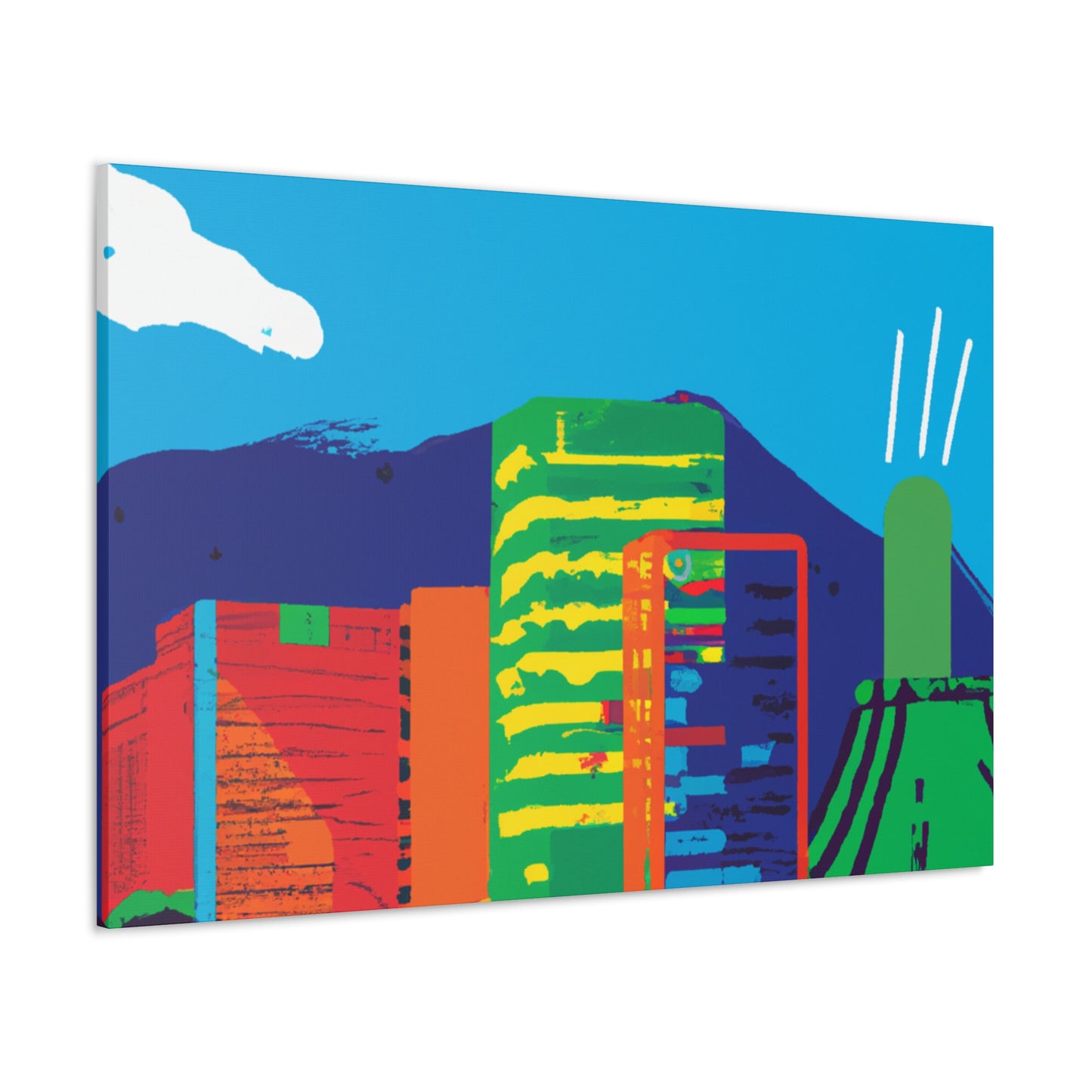 Azteca Luna - South America - Canvas