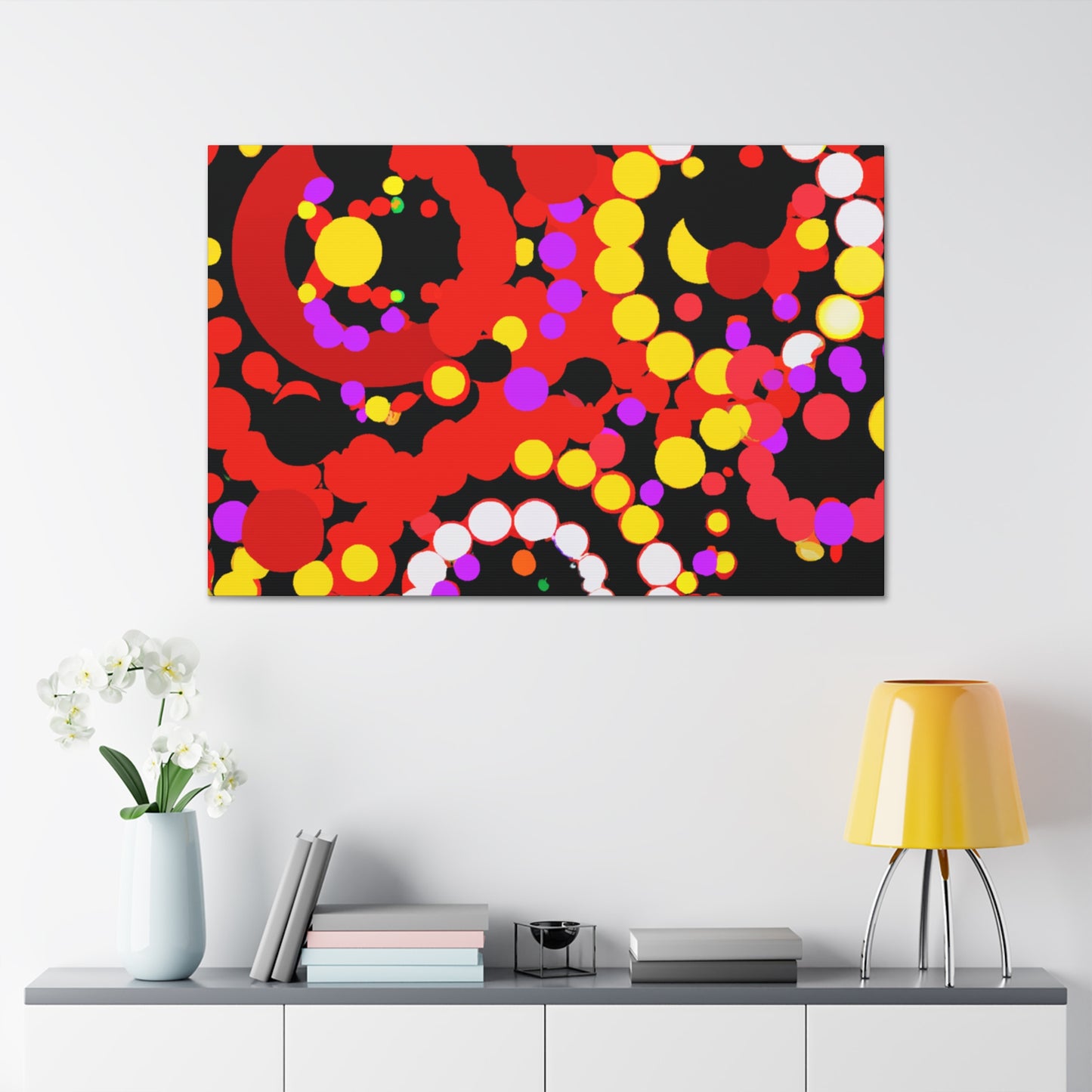 Vibrant Reflection - Abstract - Canvas
