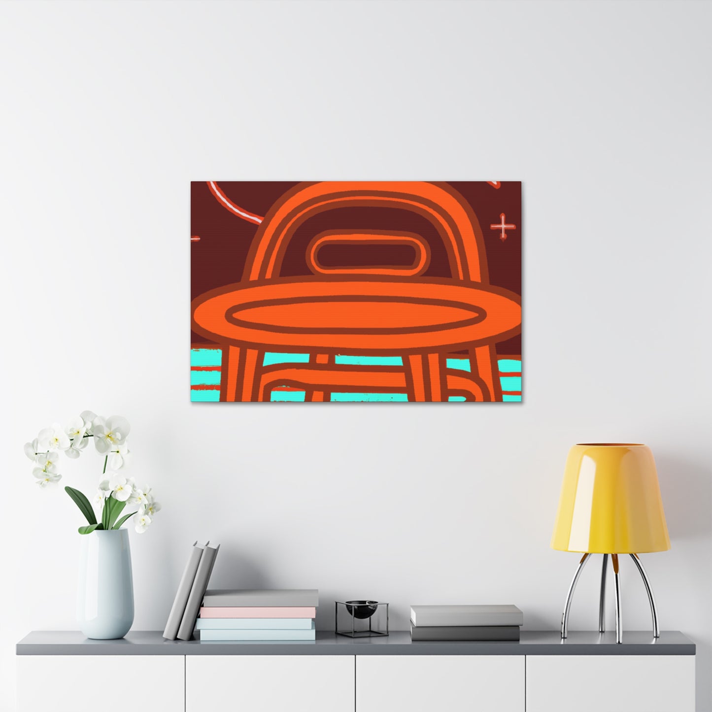 Modernized Monument- Midcentury - Canvas