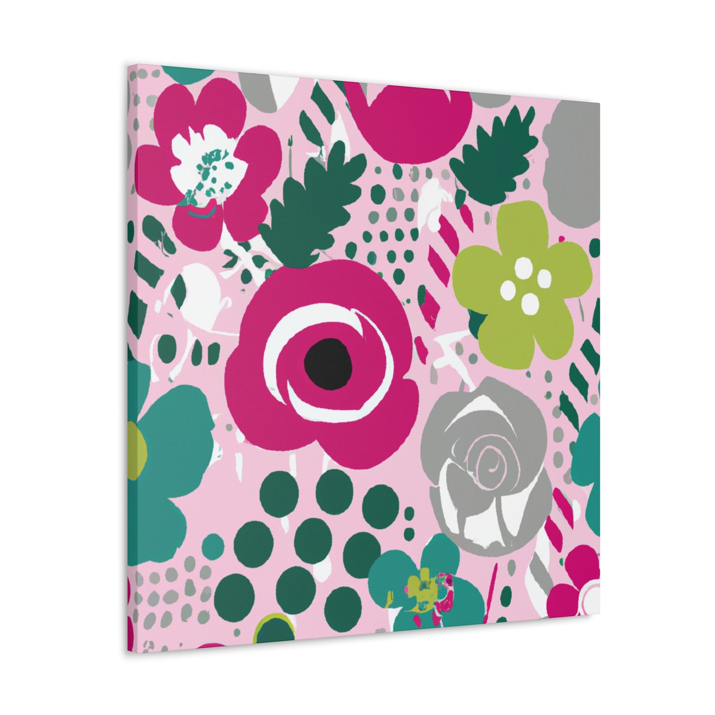 "Floral Fervor" - Floral Canvas